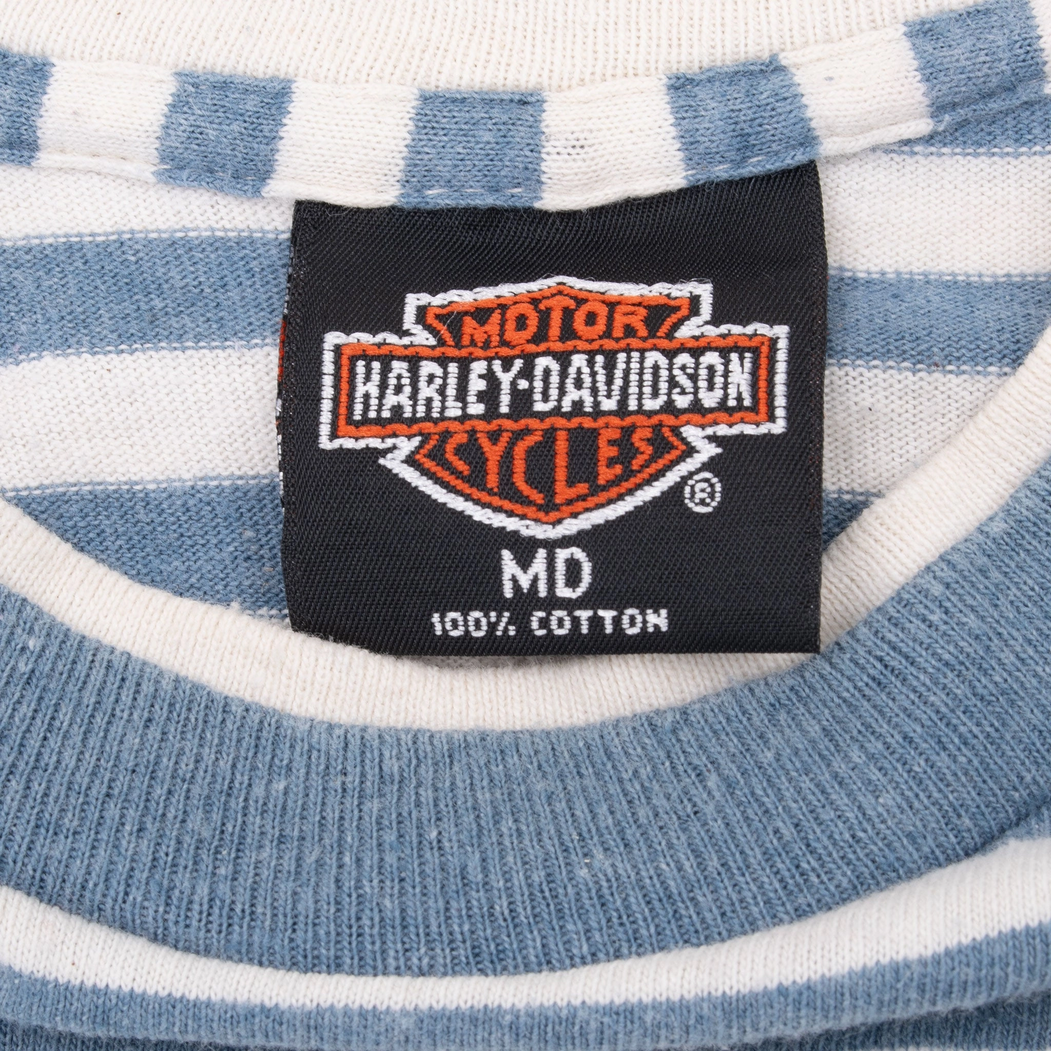 VINTAGE HARLEY DAVIDSON Mantua Ohio TEE SHIRT 1995 MEDIUM MADE IN USA