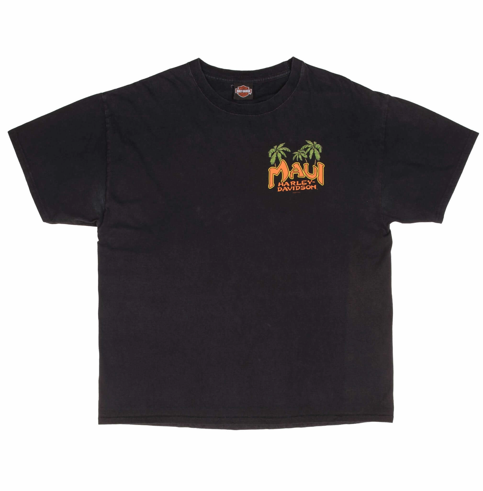 VINTAGE HARLEY DAVIDSON MAUI HAWAII 2007 TEE SHIRT SIZE XL