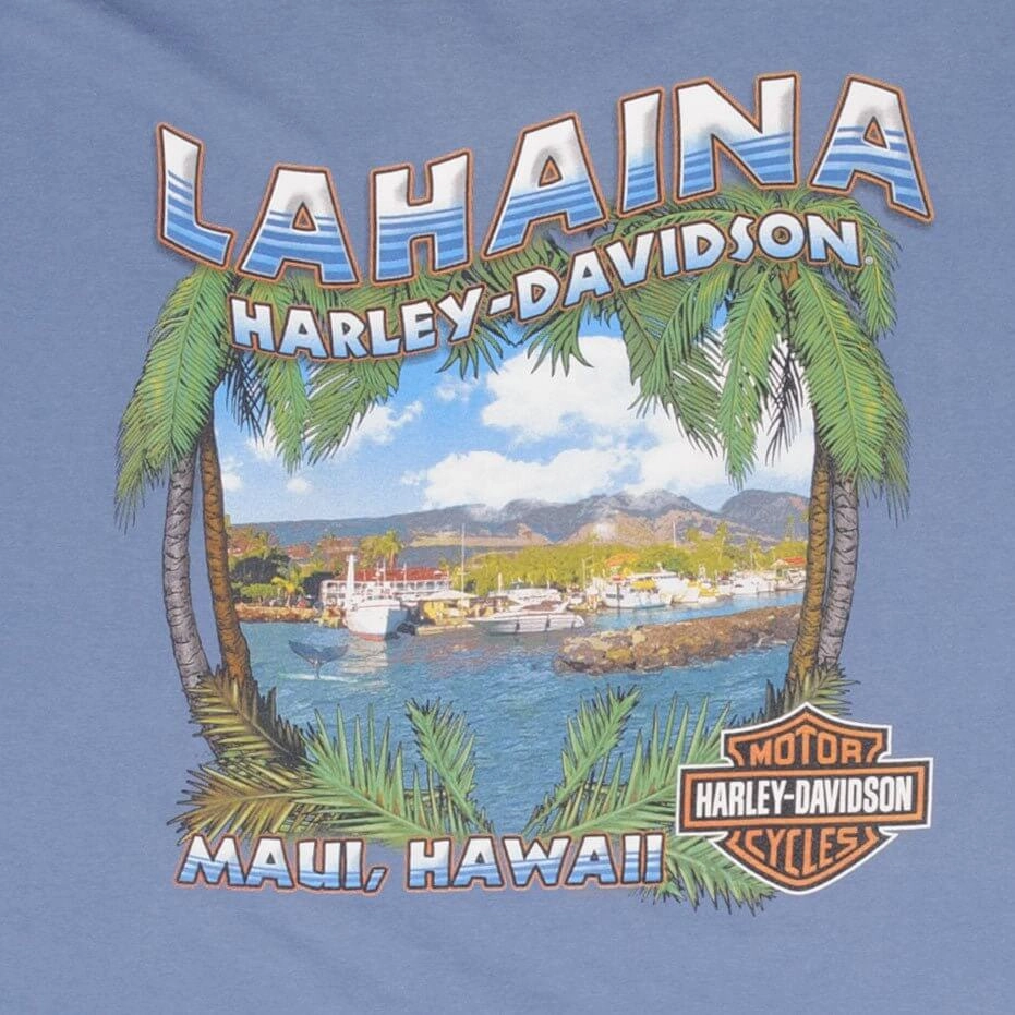 VINTAGE HARLEY DAVIDSON MAUI HAWAII TEE SHIRT SIZE 3XL