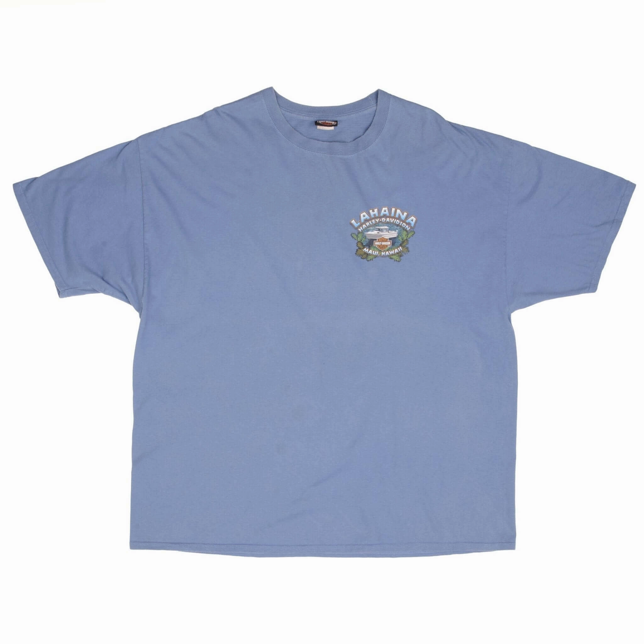 VINTAGE HARLEY DAVIDSON MAUI HAWAII TEE SHIRT SIZE 3XL