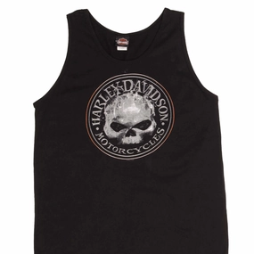 VINTAGE HARLEY DAVIDSON MILITARY TANK TOP TEE SHIRT SIZE XL
