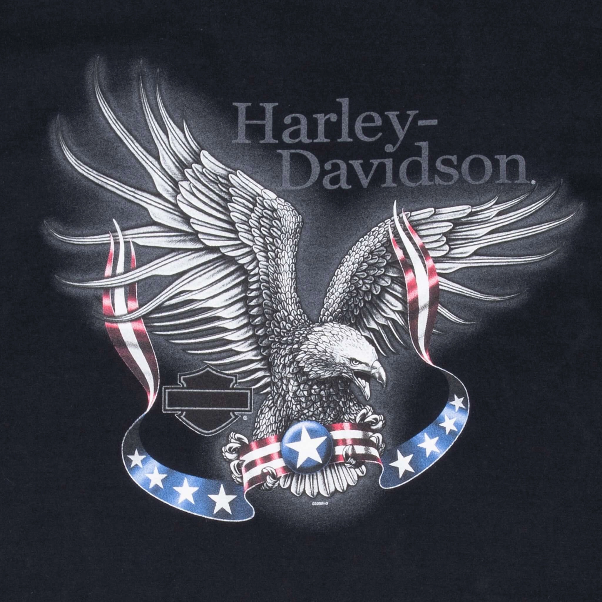 VINTAGE HARLEY DAVIDSON MILWAUKEE EAGLE TEE SHIRT 2006 XL MADE IN USA