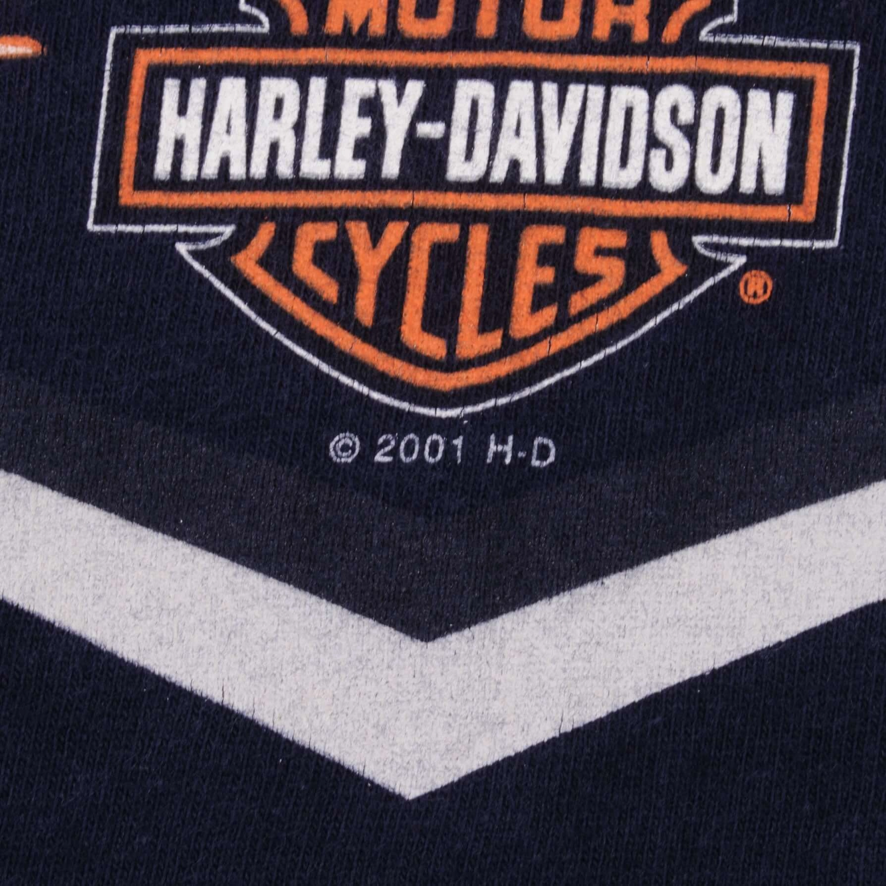 VINTAGE HARLEY DAVIDSON MILWAUKEE TEE SHIRT 2001 SIZE 2XL
