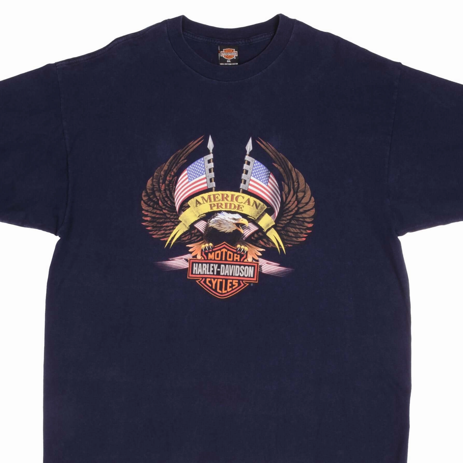 VINTAGE HARLEY DAVIDSON MILWAUKEE TEE SHIRT 2001 SIZE 2XL