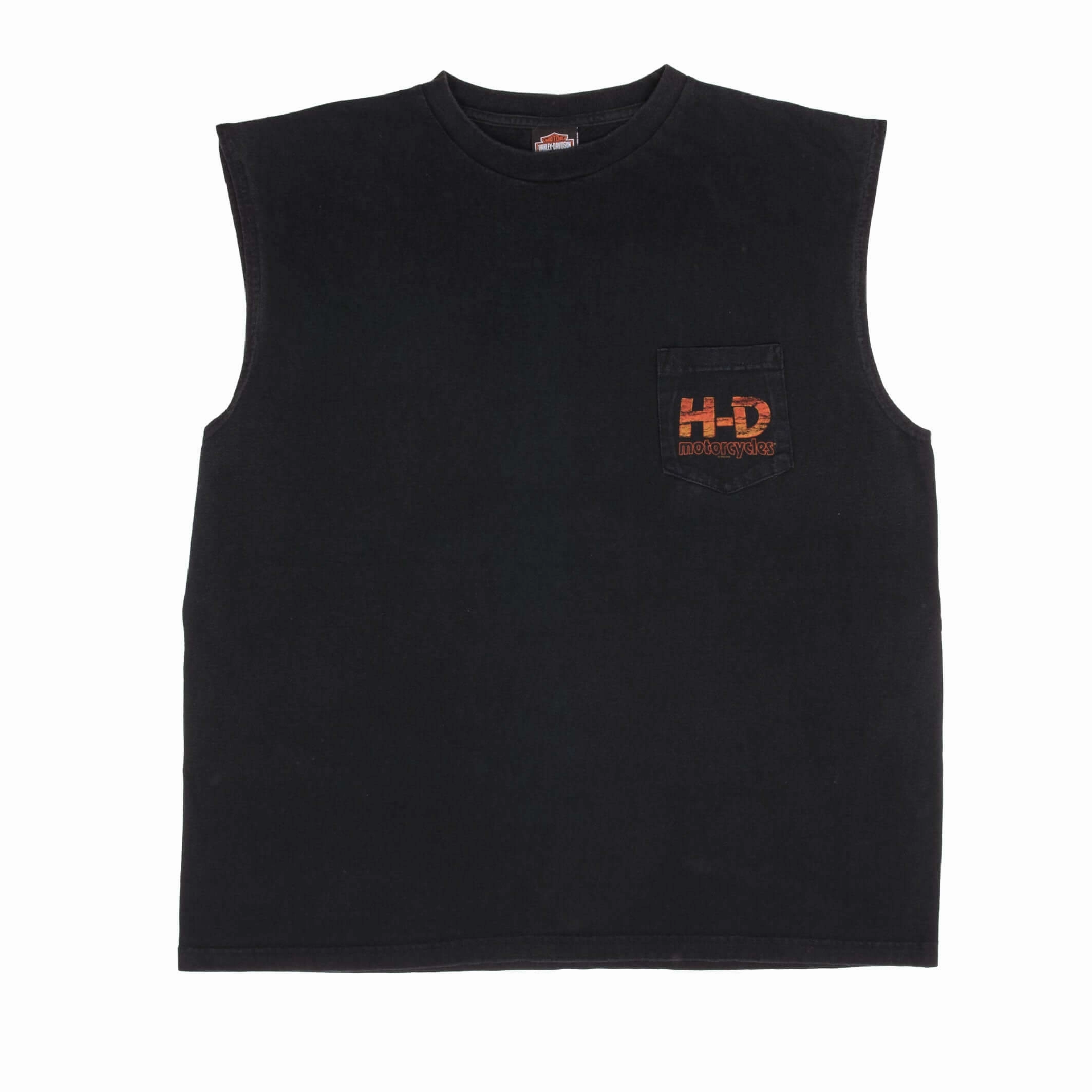 VINTAGE HARLEY DAVIDSON MISSOULA MONTANA TANK TOP TEE SHIRT 2004 2XL MADE IN USA