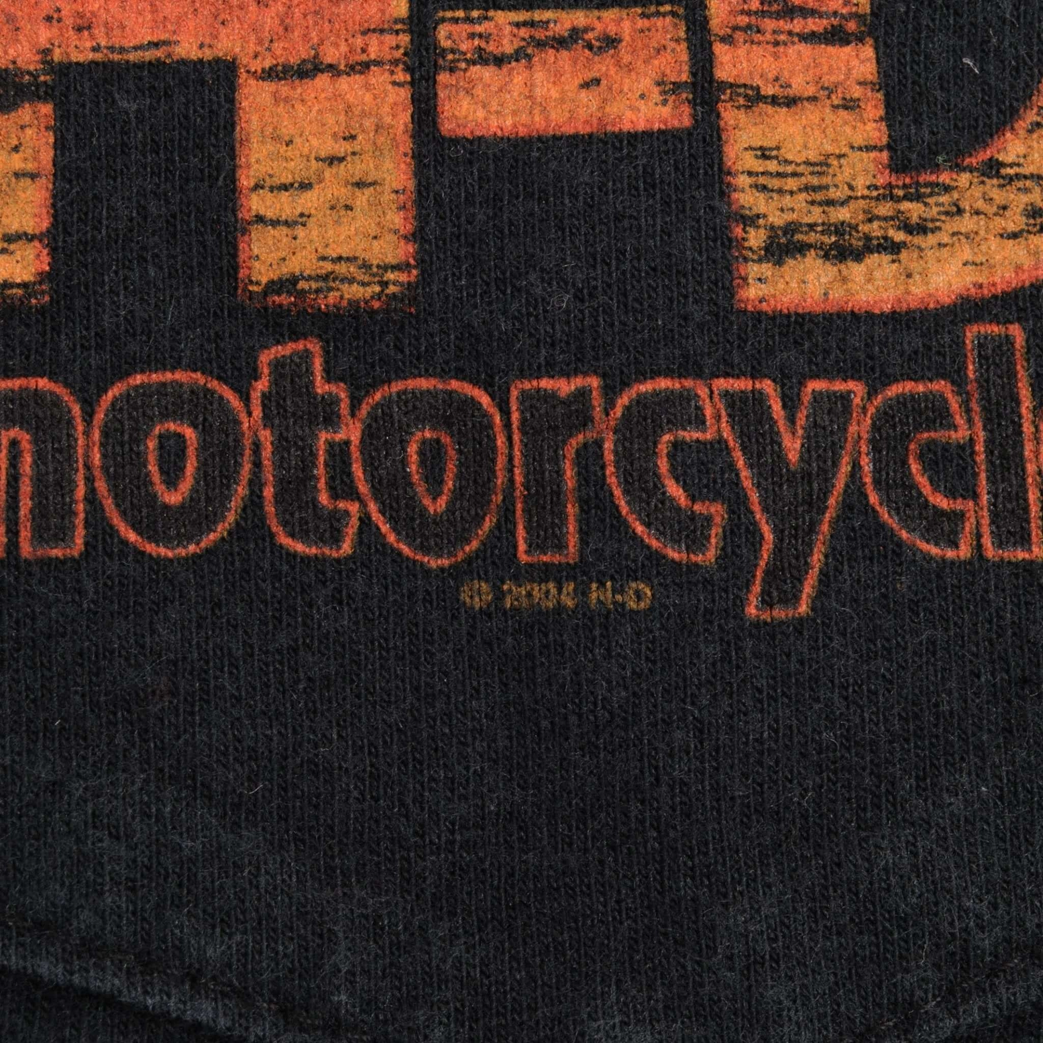 VINTAGE HARLEY DAVIDSON MISSOULA MONTANA TANK TOP TEE SHIRT 2004 2XL MADE IN USA
