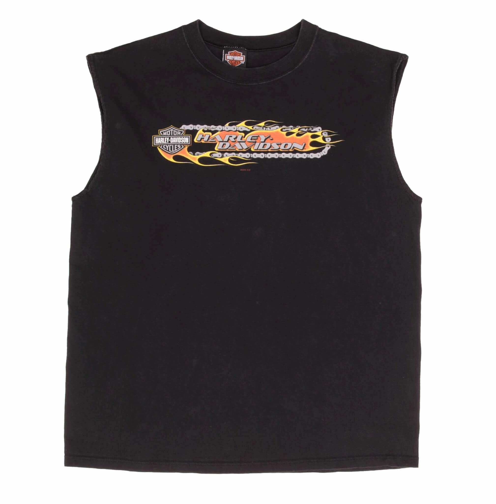 VINTAGE HARLEY DAVIDSON MONROE SANDUSKI TANK TOP TEE SHIRT 2002 XL MADE IN USA