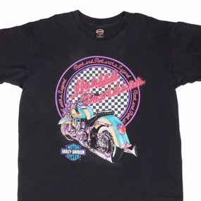 VINTAGE HARLEY DAVIDSON NEON LOS ANGELES TEE SHIRT 1994 XL MADE IN USA