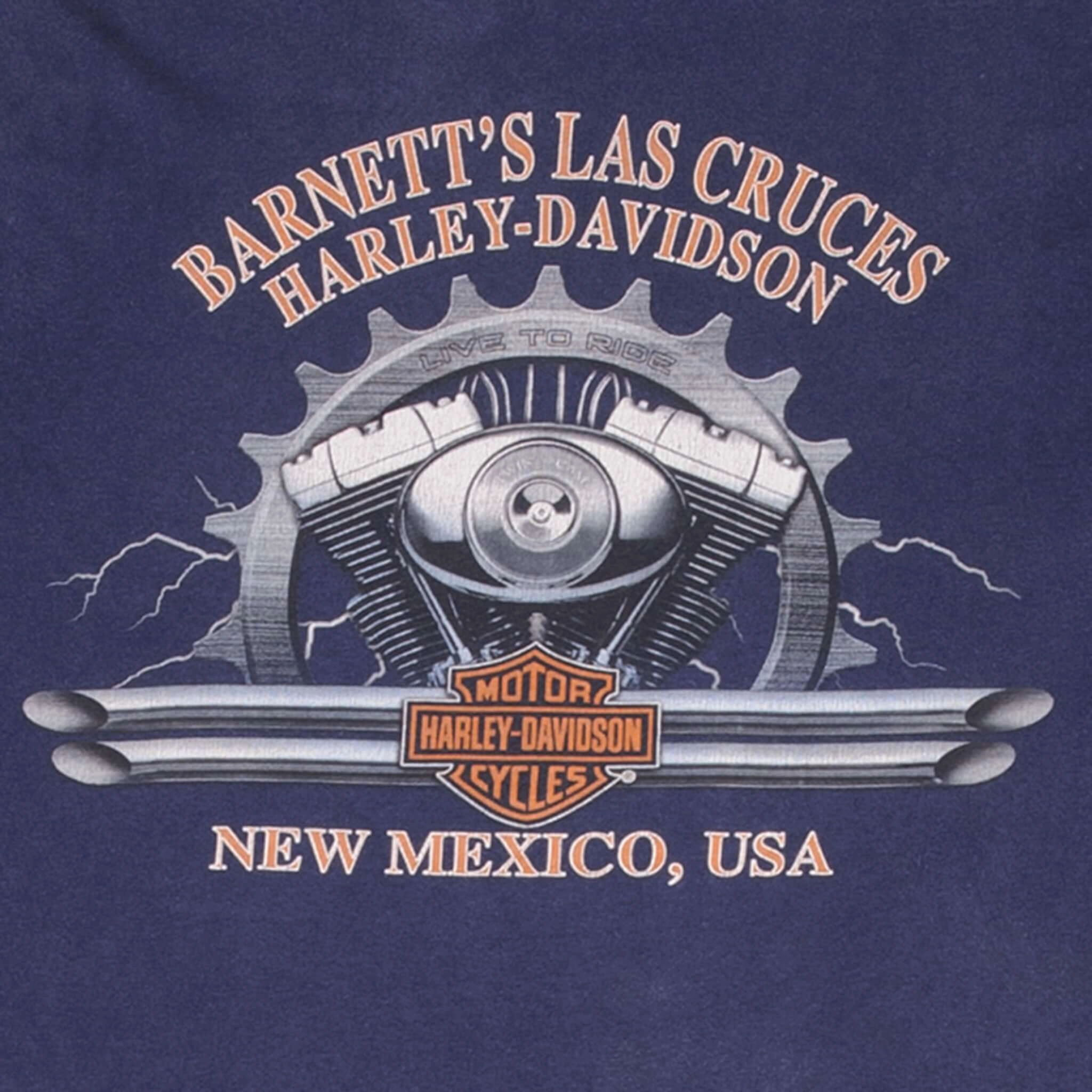VINTAGE HARLEY DAVIDSON NEW MEXICO 2005 TEE SHIRT SIZE LARGE