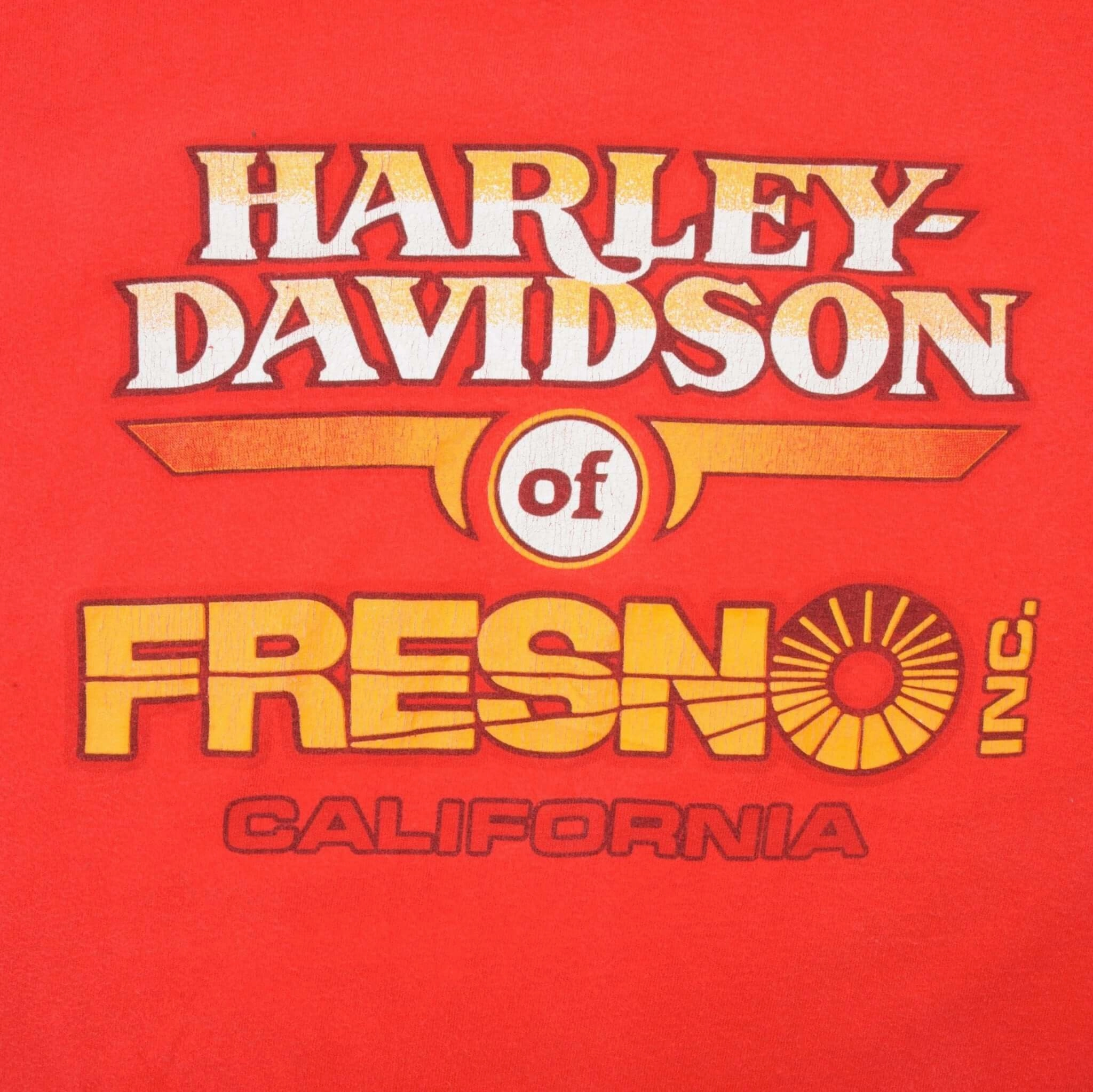 VINTAGE HARLEY DAVIDSON NIGHT FLIGHT 1990 TEE SHIRT SIZE LARGE MADE IN USA