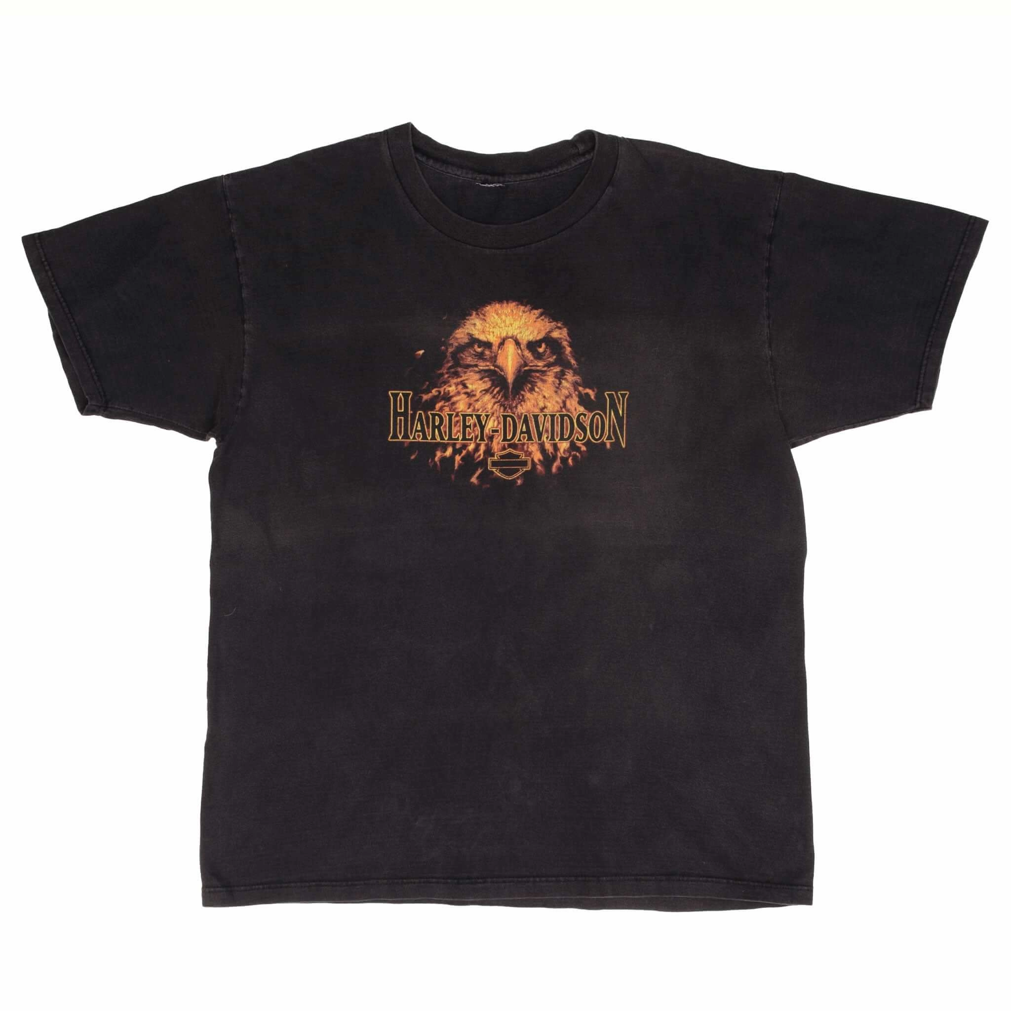 VINTAGE HARLEY DAVIDSON OF JACKSON MISSISSIPPI EAGLE 1990S TEE SHIRT SIZE XL