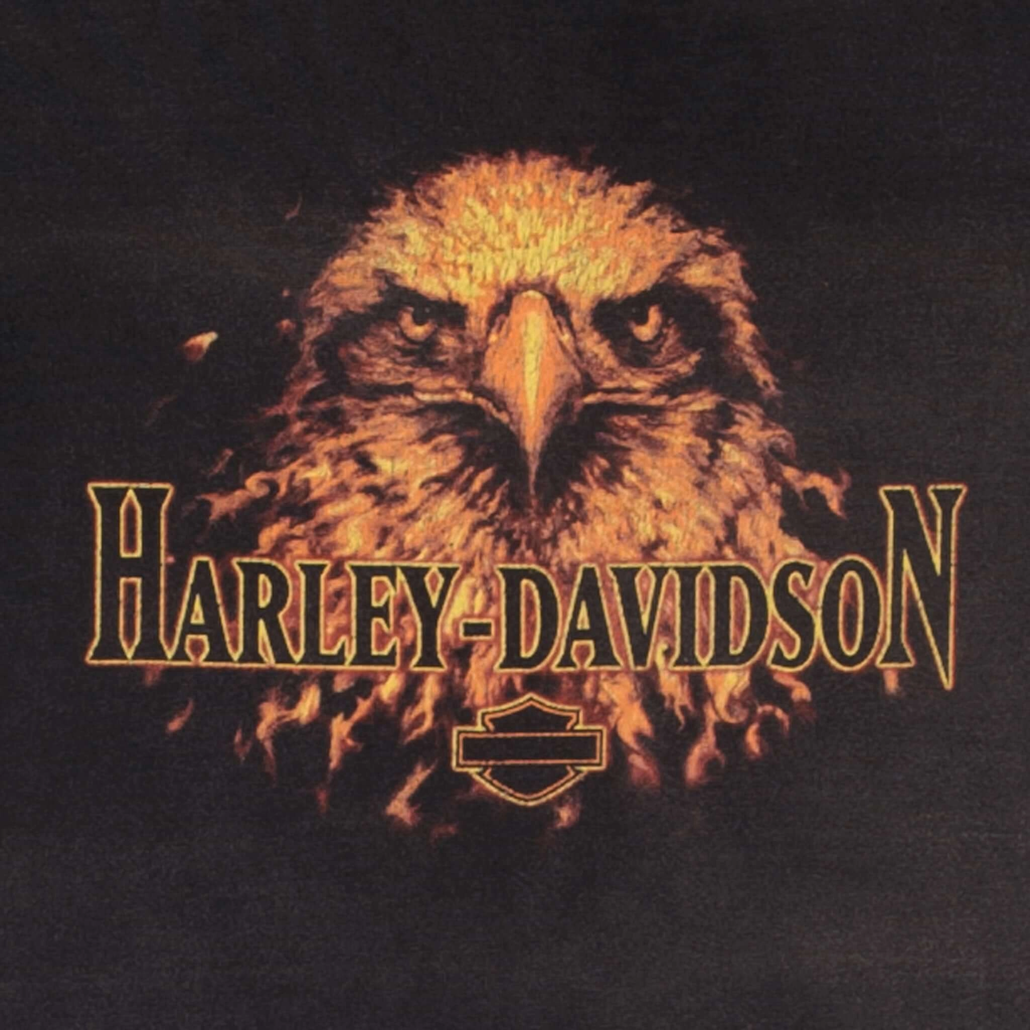 VINTAGE HARLEY DAVIDSON OF JACKSON MISSISSIPPI EAGLE 1990S TEE SHIRT SIZE XL
