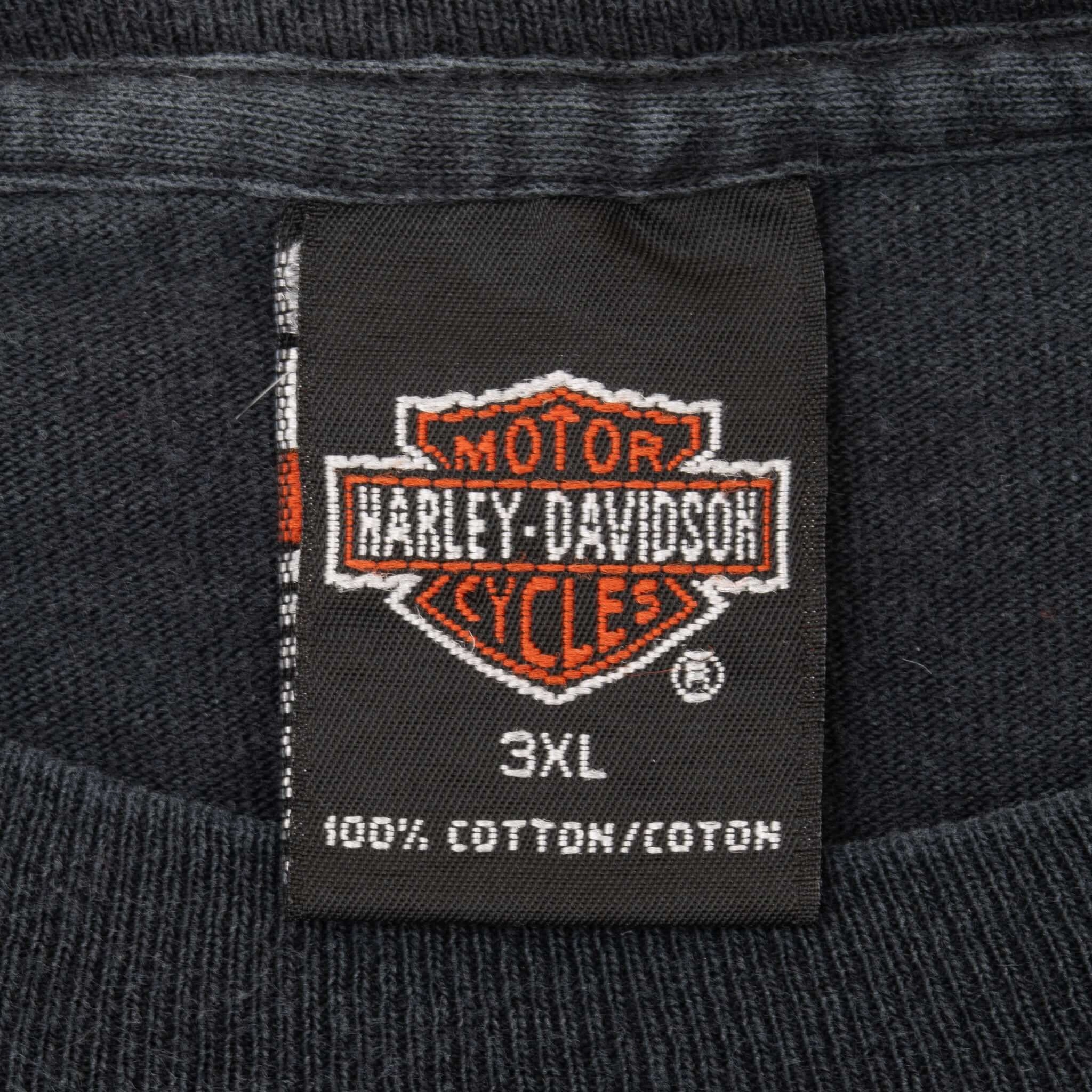 VINTAGE HARLEY DAVIDSON OF TAMPA 1998 TEE SHIRT 3XL MADE IN USA