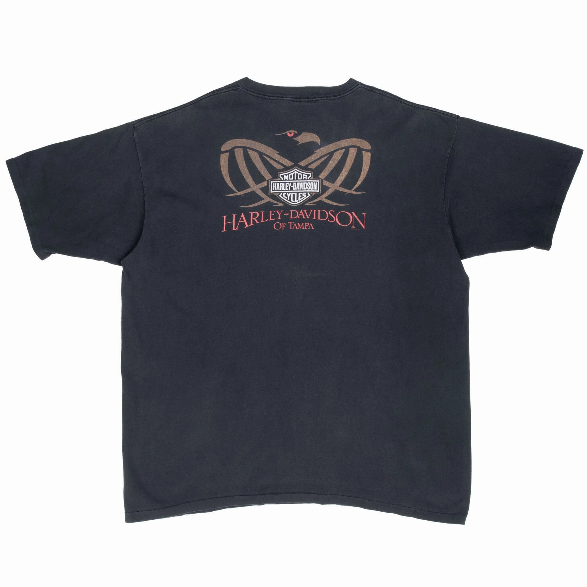 VINTAGE HARLEY DAVIDSON OF TAMPA 1998 TEE SHIRT 3XL MADE IN USA