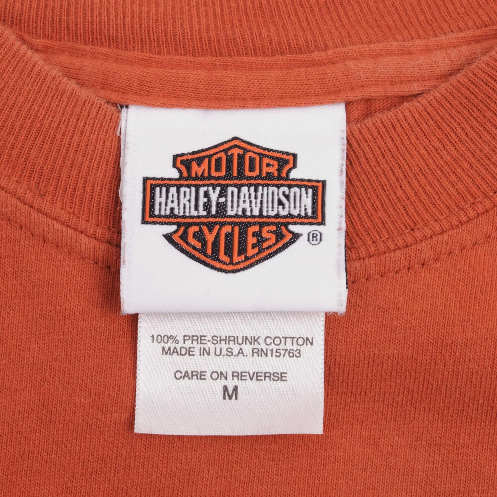 VINTAGE HARLEY DAVIDSON OKLAHOMA TEE SHIRT 2001 SIZE MEDIUM MADE IN USA