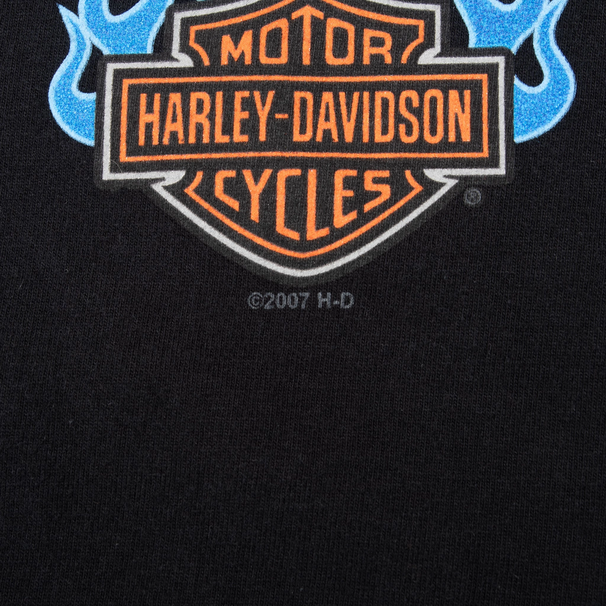 VINTAGE HARLEY DAVIDSON ORLANDO BIKE WEEK 2007 LONG SLEEVE TEE SHIRT LARGE