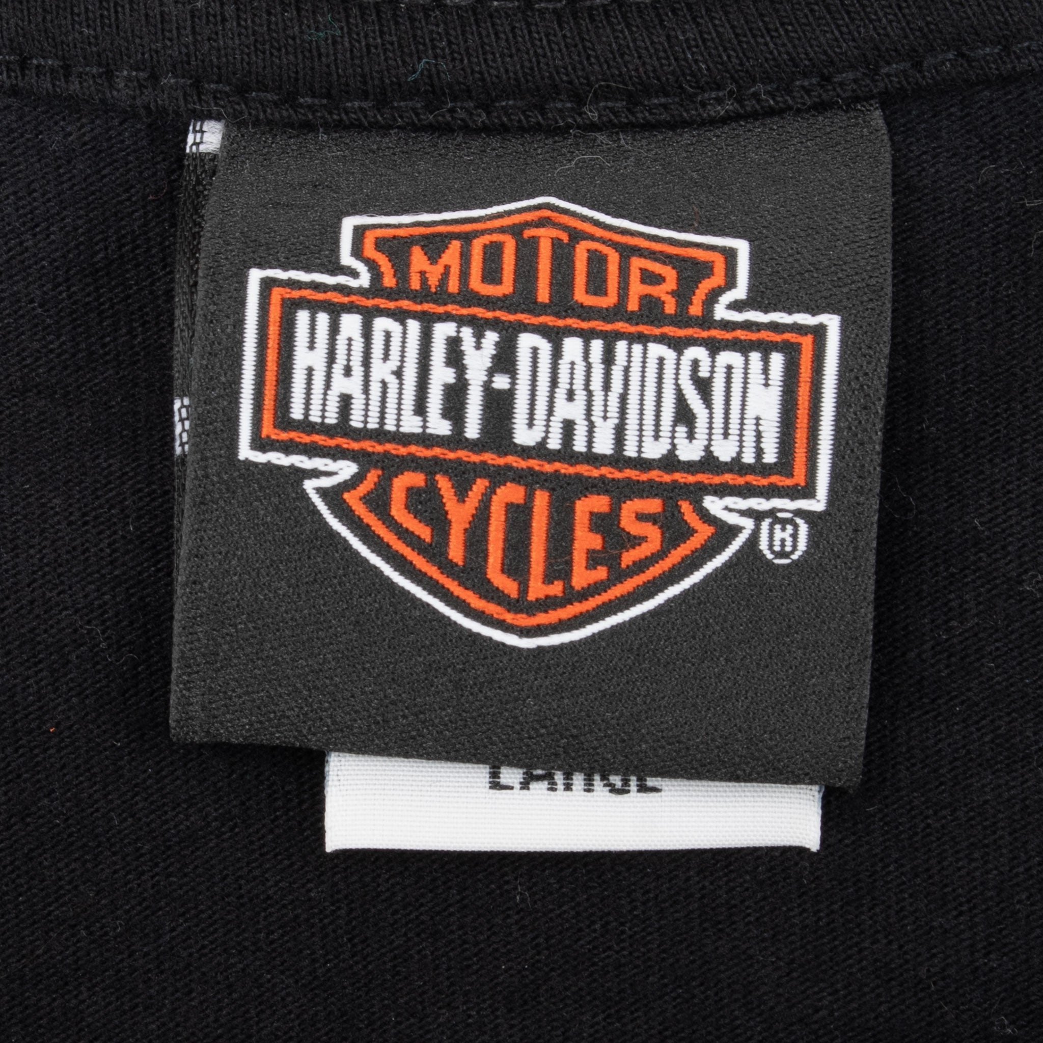 VINTAGE HARLEY DAVIDSON ORLANDO BIKE WEEK 2007 LONG SLEEVE TEE SHIRT LARGE