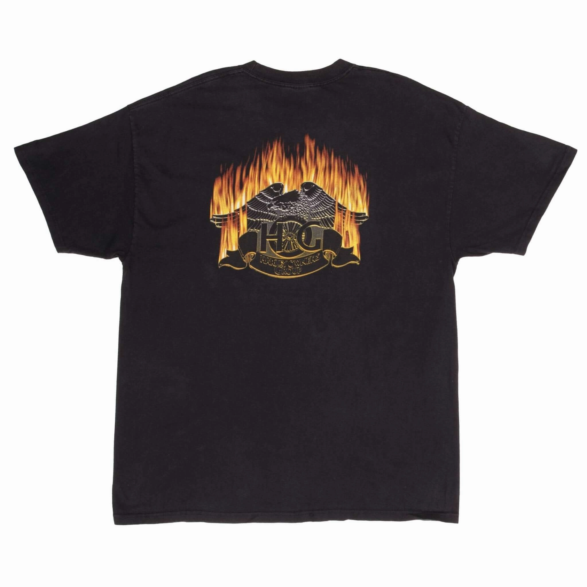 VINTAGE HARLEY DAVIDSON OWNER GROUP 1990S TEE SHIRT SIZE XL