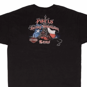 VINTAGE HARLEY DAVIDSON PARIS TEXAS 2007 TEE SHIRT SIZE 3XL