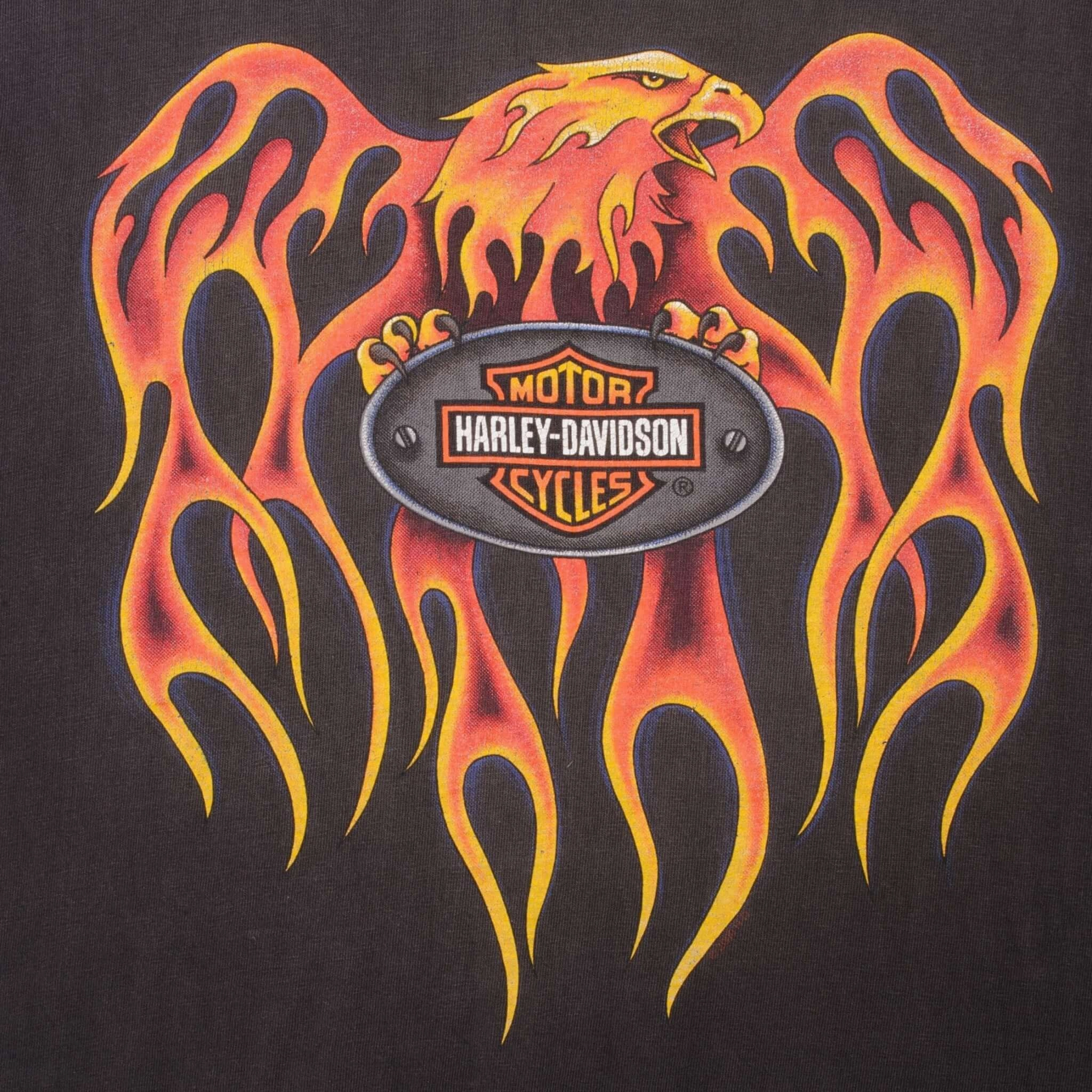 VINTAGE HARLEY DAVIDSON PHOENIX TEE SHIRT 2000 LARGE MADE IN USA