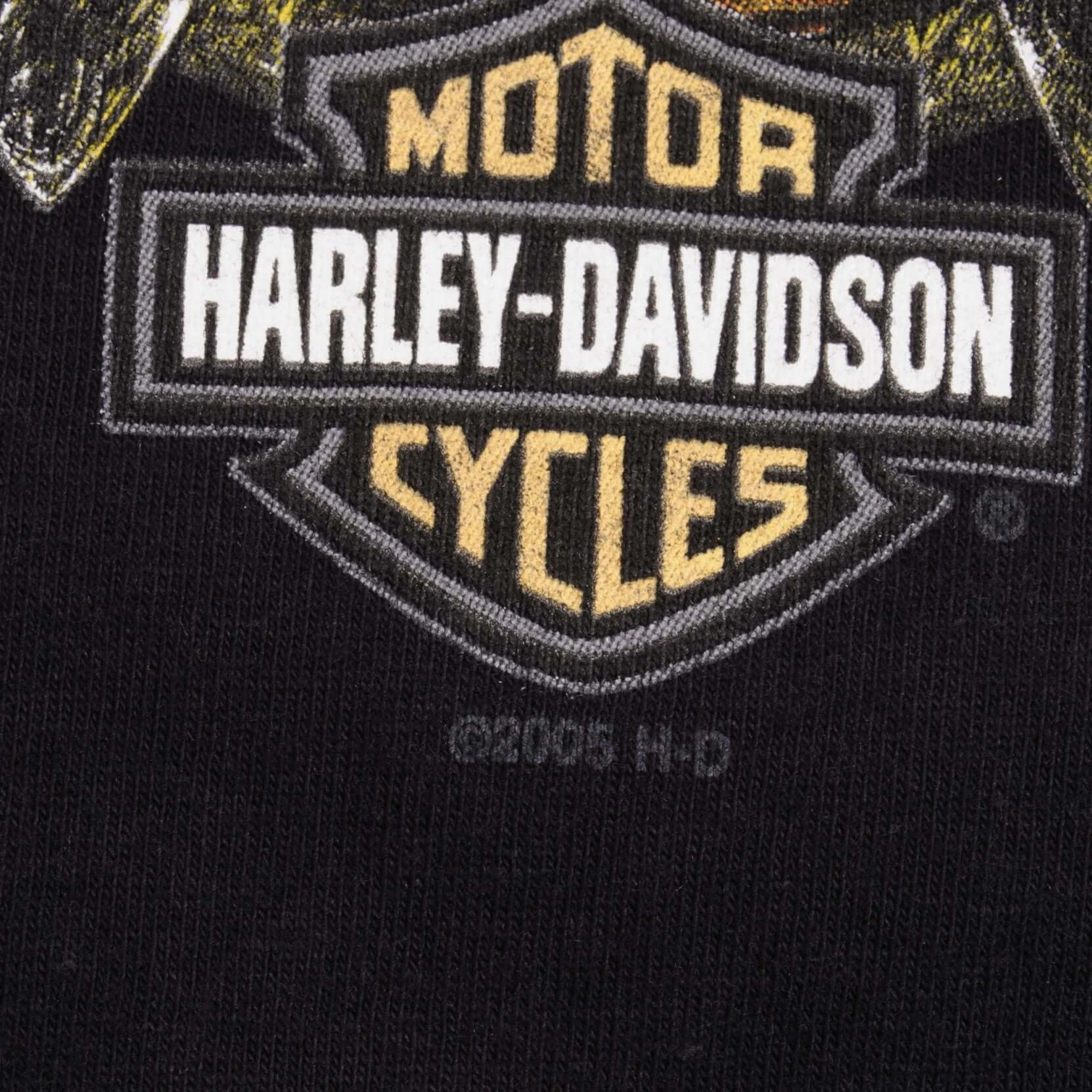 VINTAGE HARLEY DAVIDSON PIRATE GRAND CAYMAN TEE SHIRT 2005 SIZE 5XL MADE IN USA