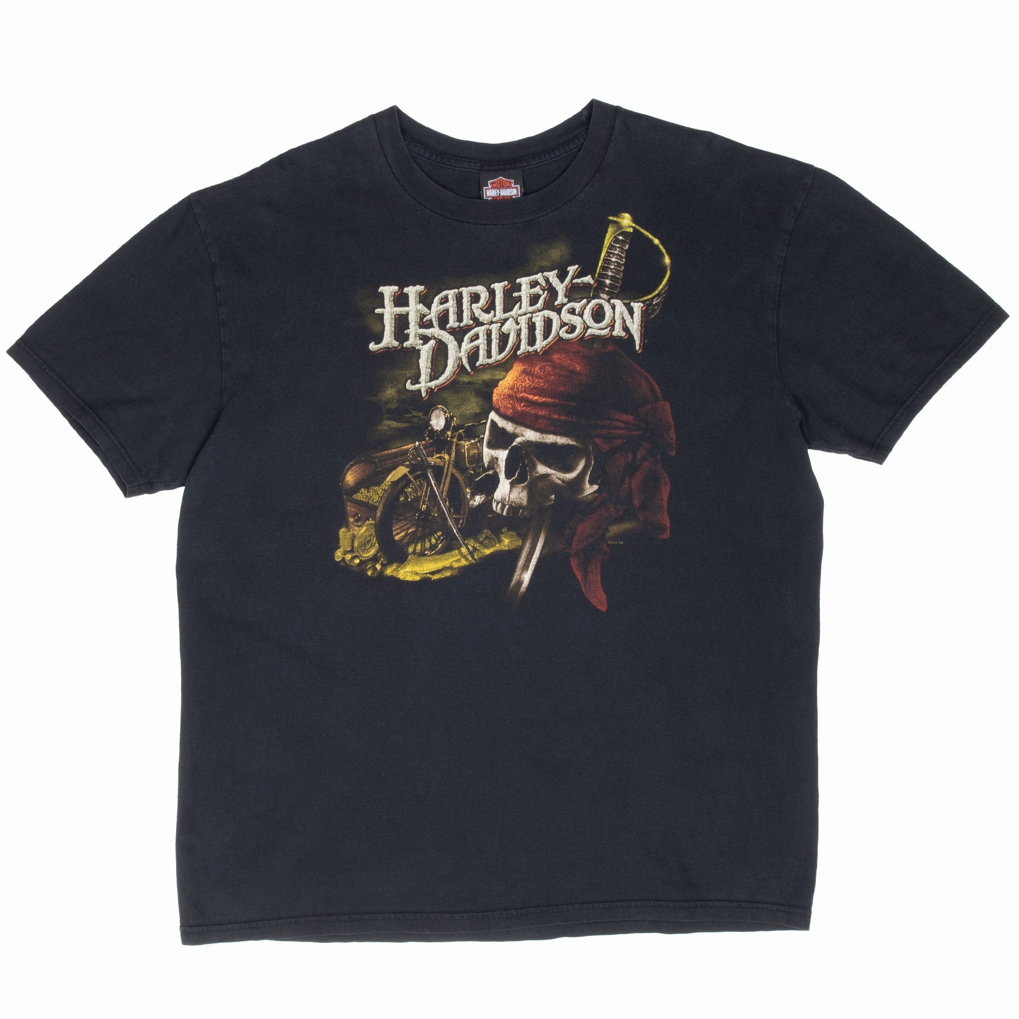 VINTAGE HARLEY DAVIDSON PIRATE TWIN CITIES MINNESOTA TEE SHIRT XL