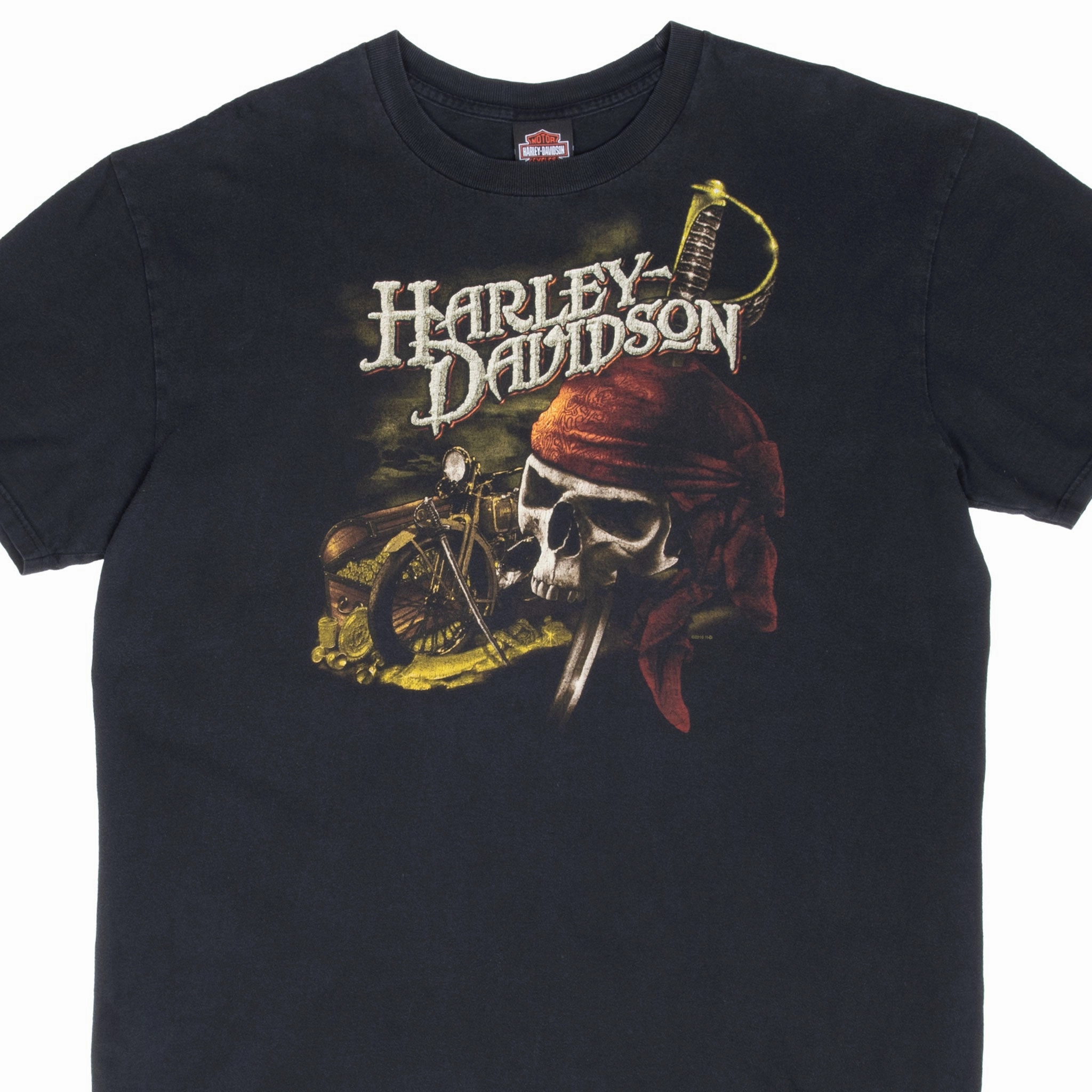 VINTAGE HARLEY DAVIDSON PIRATE TWIN CITIES MINNESOTA TEE SHIRT XL