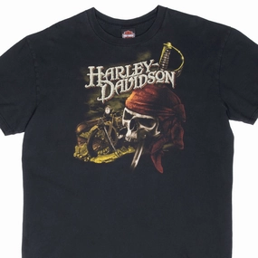 VINTAGE HARLEY DAVIDSON PIRATE TWIN CITIES MINNESOTA TEE SHIRT XL