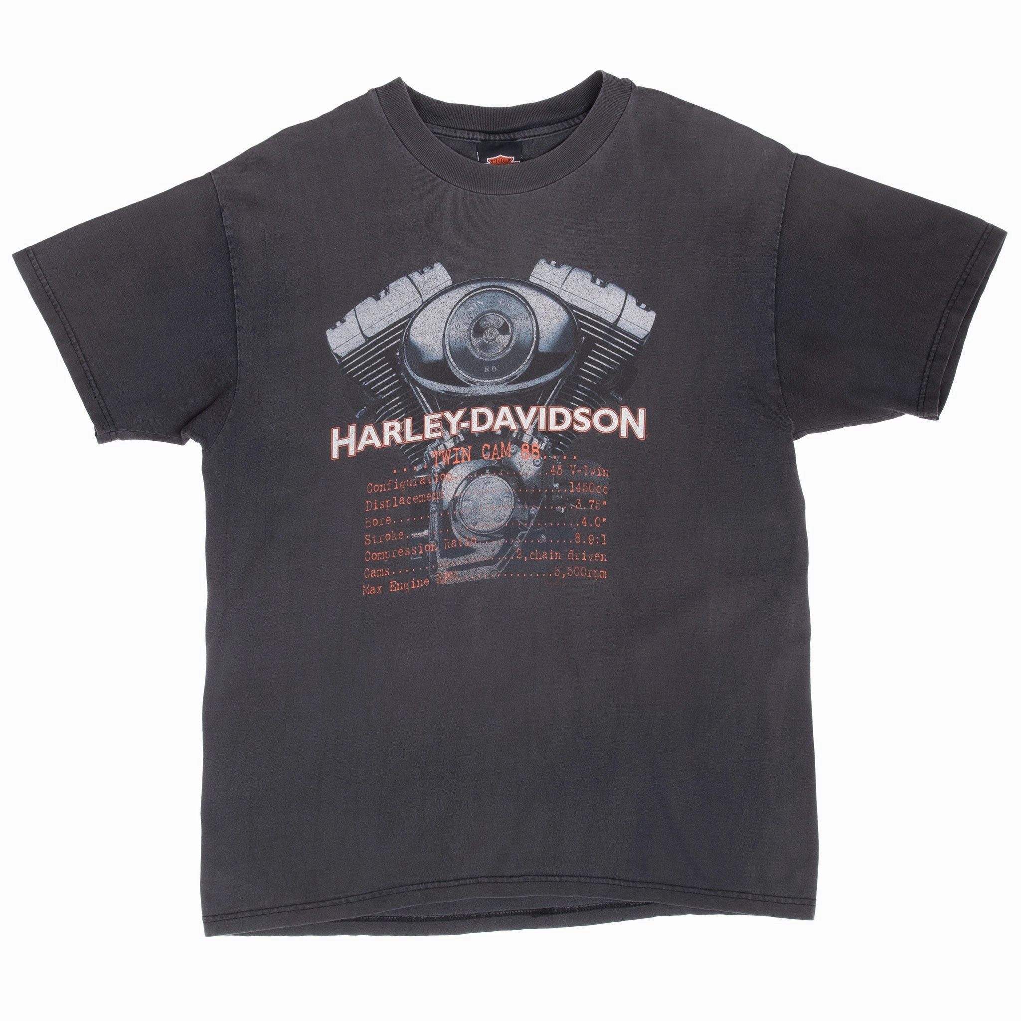 VINTAGE HARLEY DAVIDSON PRINCETON ILLINOIS TEE SHIRT 1998 LARGE MADE IN USA