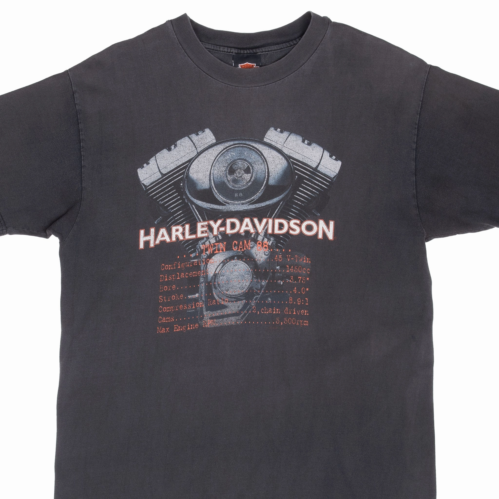 VINTAGE HARLEY DAVIDSON PRINCETON ILLINOIS TEE SHIRT 1998 LARGE MADE IN USA