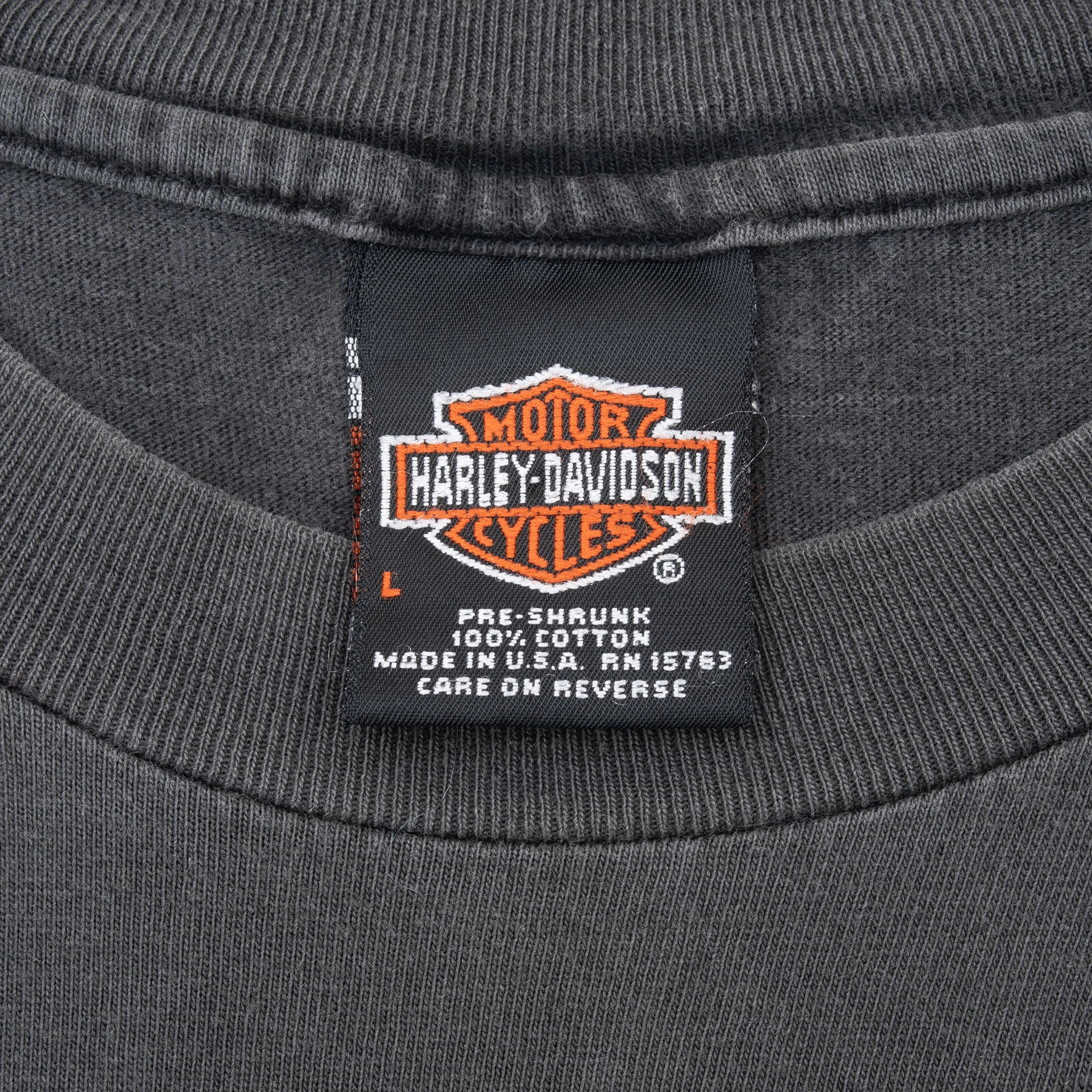 VINTAGE HARLEY DAVIDSON PRINCETON ILLINOIS TEE SHIRT 1998 LARGE MADE IN USA