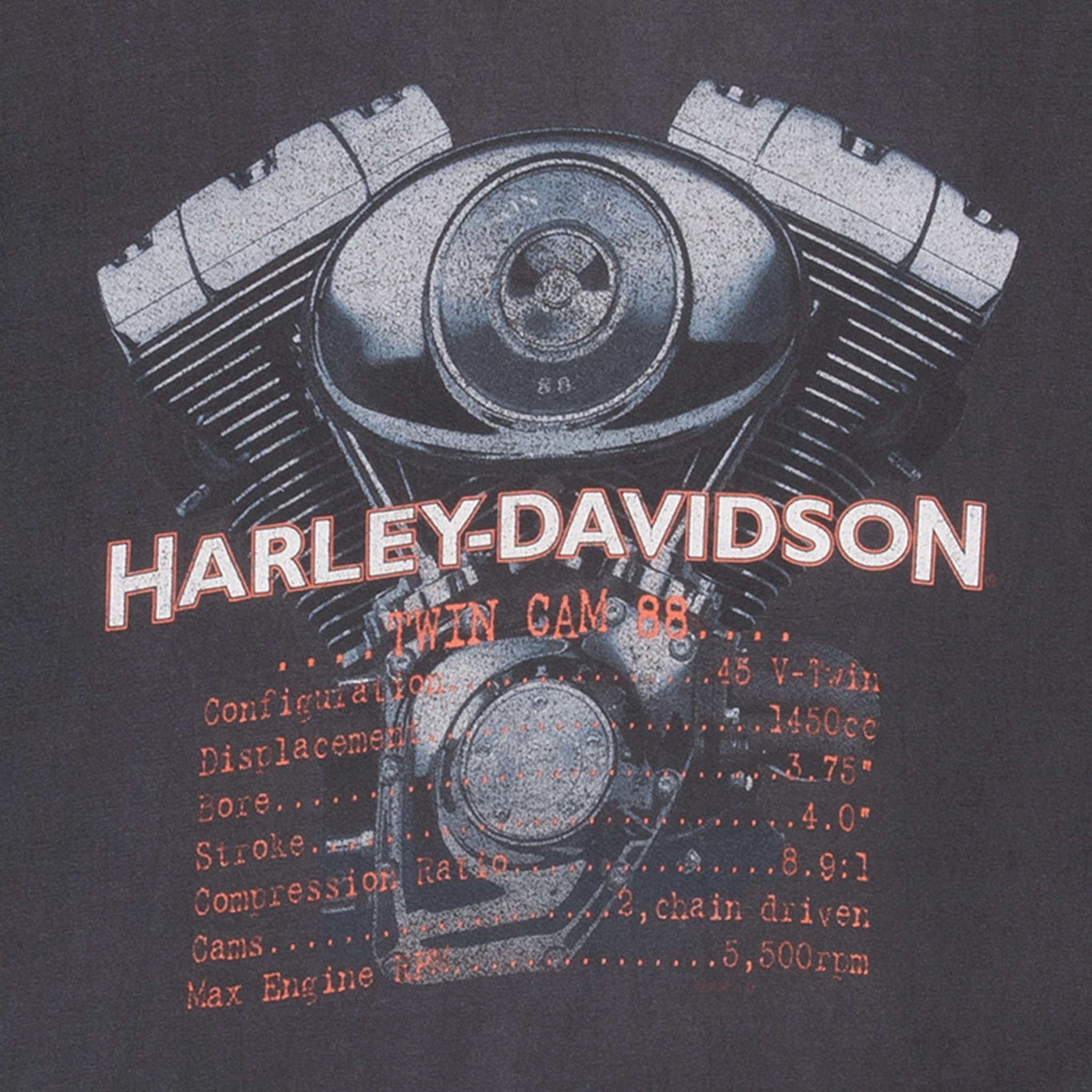 VINTAGE HARLEY DAVIDSON PRINCETON ILLINOIS TEE SHIRT 1998 LARGE MADE IN USA