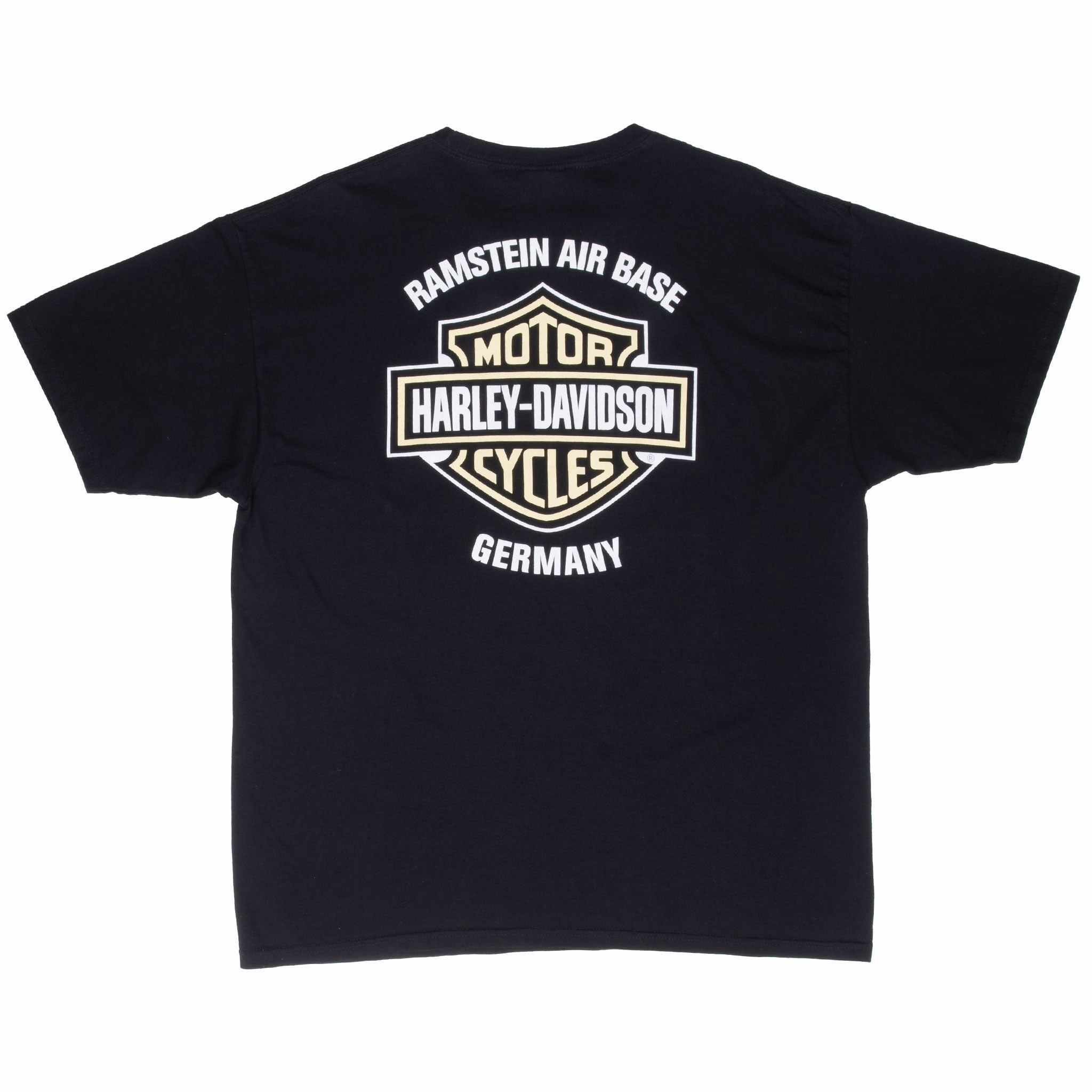 VINTAGE HARLEY DAVIDSON RAMSTEIN AIR BASE GERMANY TEE SHIRT XL
