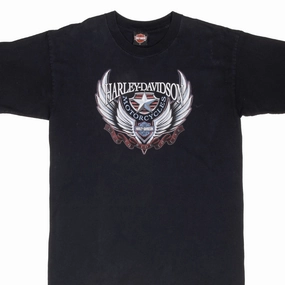 VINTAGE HARLEY DAVIDSON ROCKVILLE 2002 TEE SHIRT LARGE MADE IN USA