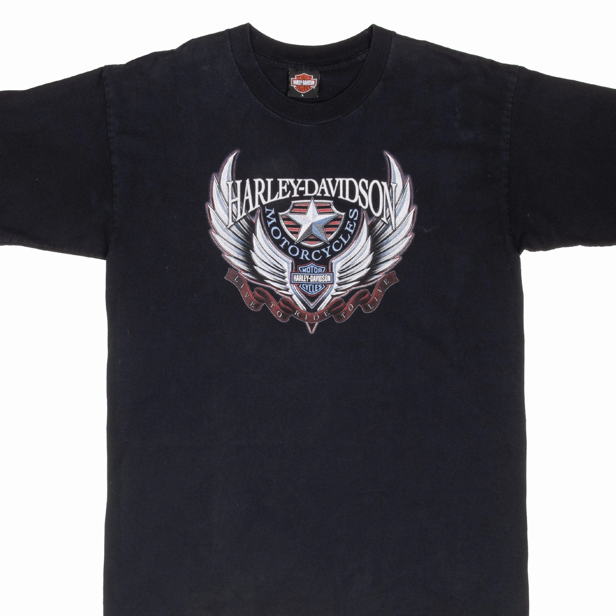 VINTAGE HARLEY DAVIDSON ROCKVILLE 2002 TEE SHIRT LARGE MADE IN USA