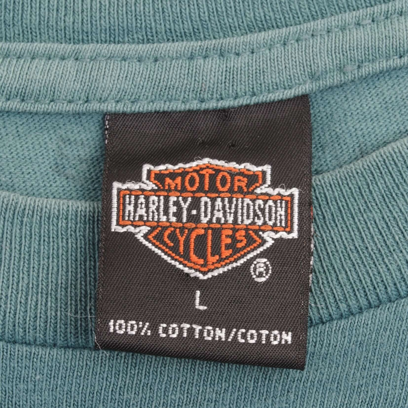 VINTAGE HARLEY DAVIDSON RULES SAN DIEGO TEE SHIRT 1995 SIZE LARGE MADE IN USA