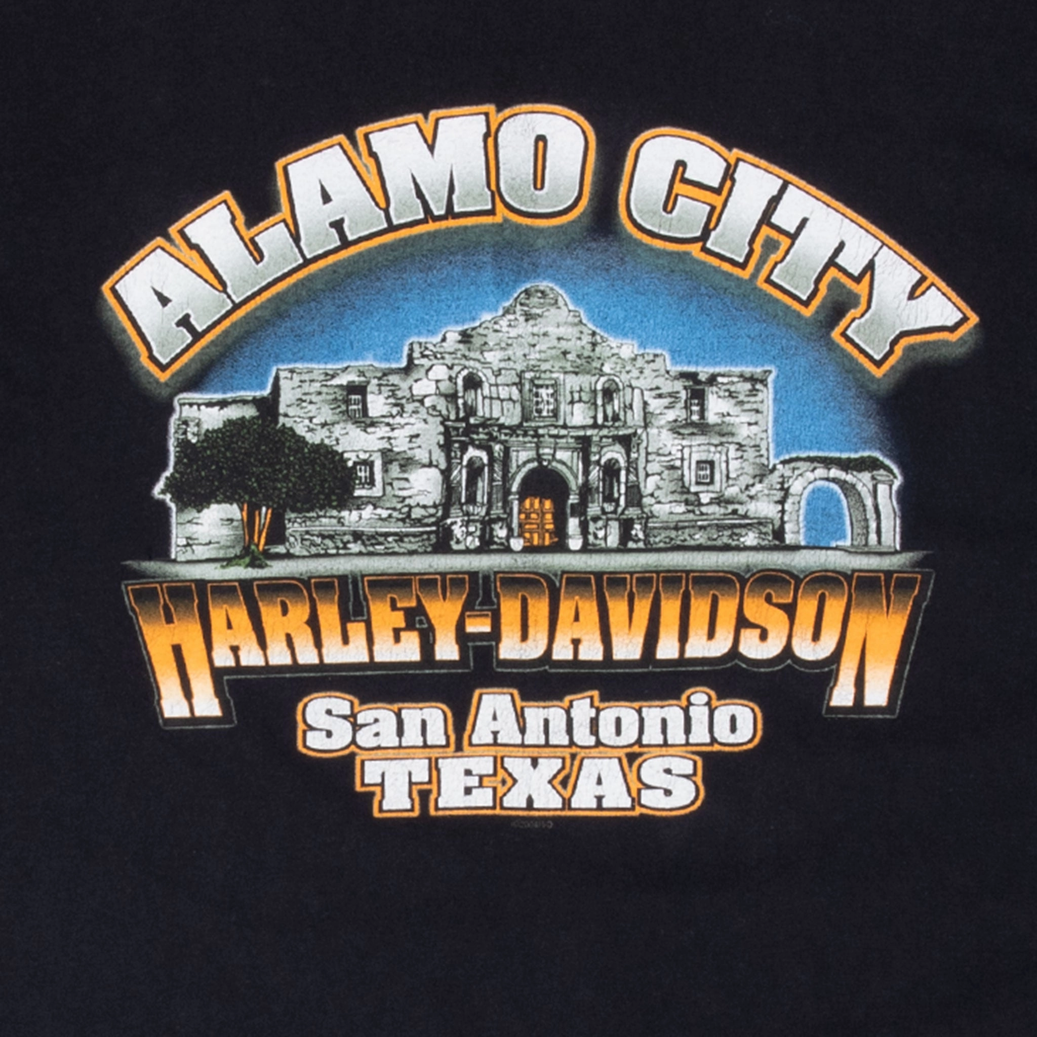 VINTAGE HARLEY DAVIDSON SAN ANTONIO TEXAS TEE SHIRT 2008 XL MADE IN USA