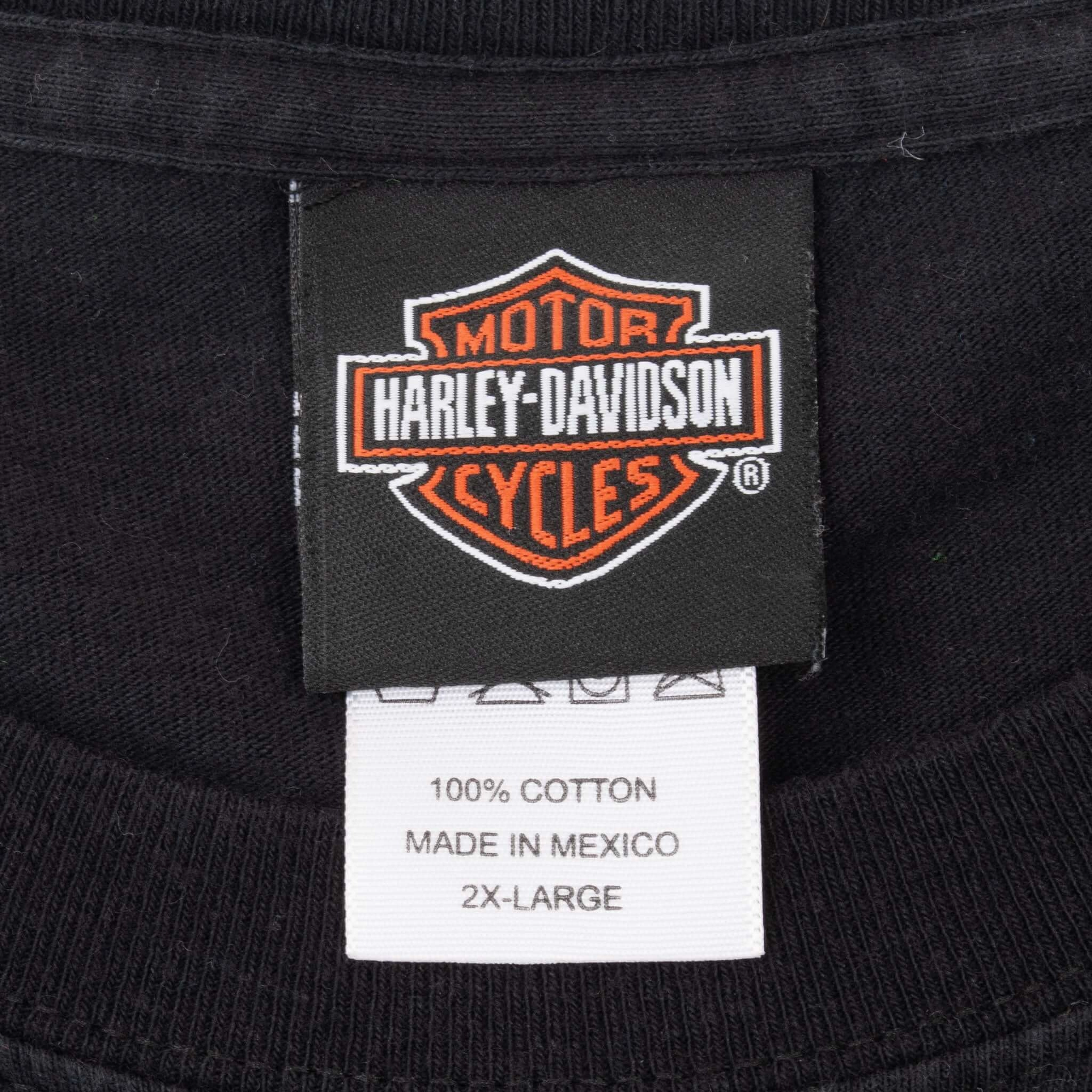 VINTAGE HARLEY DAVIDSON SAN DIEGO CALIFORNIA TEE SHIRT 2008 XL
