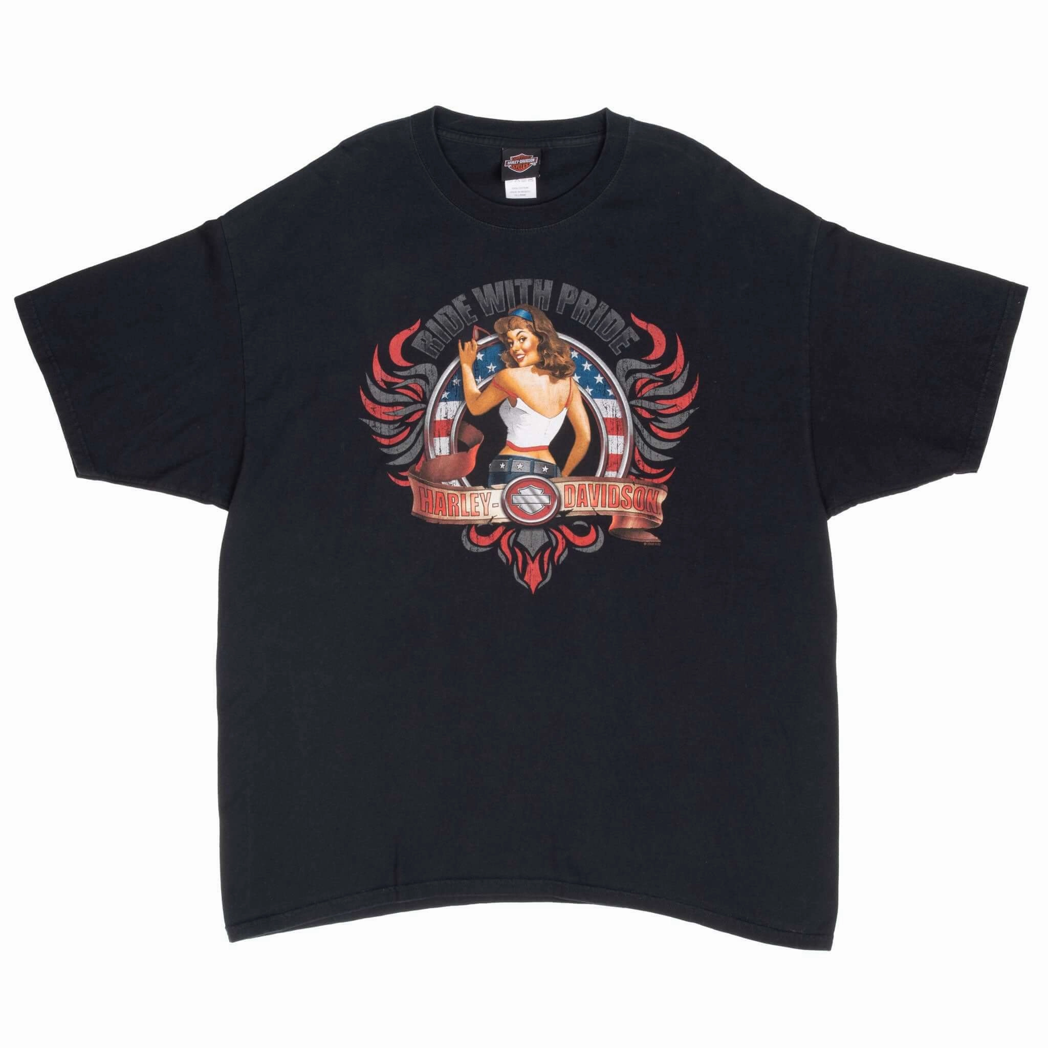 VINTAGE HARLEY DAVIDSON SAN DIEGO CALIFORNIA TEE SHIRT 2008 XL