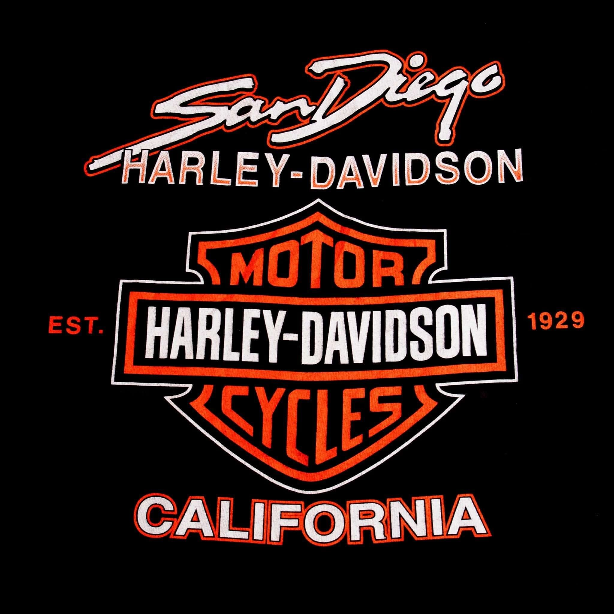 VINTAGE HARLEY DAVIDSON SAN DIEGO TEE SHIRT 1998 SIZE XL