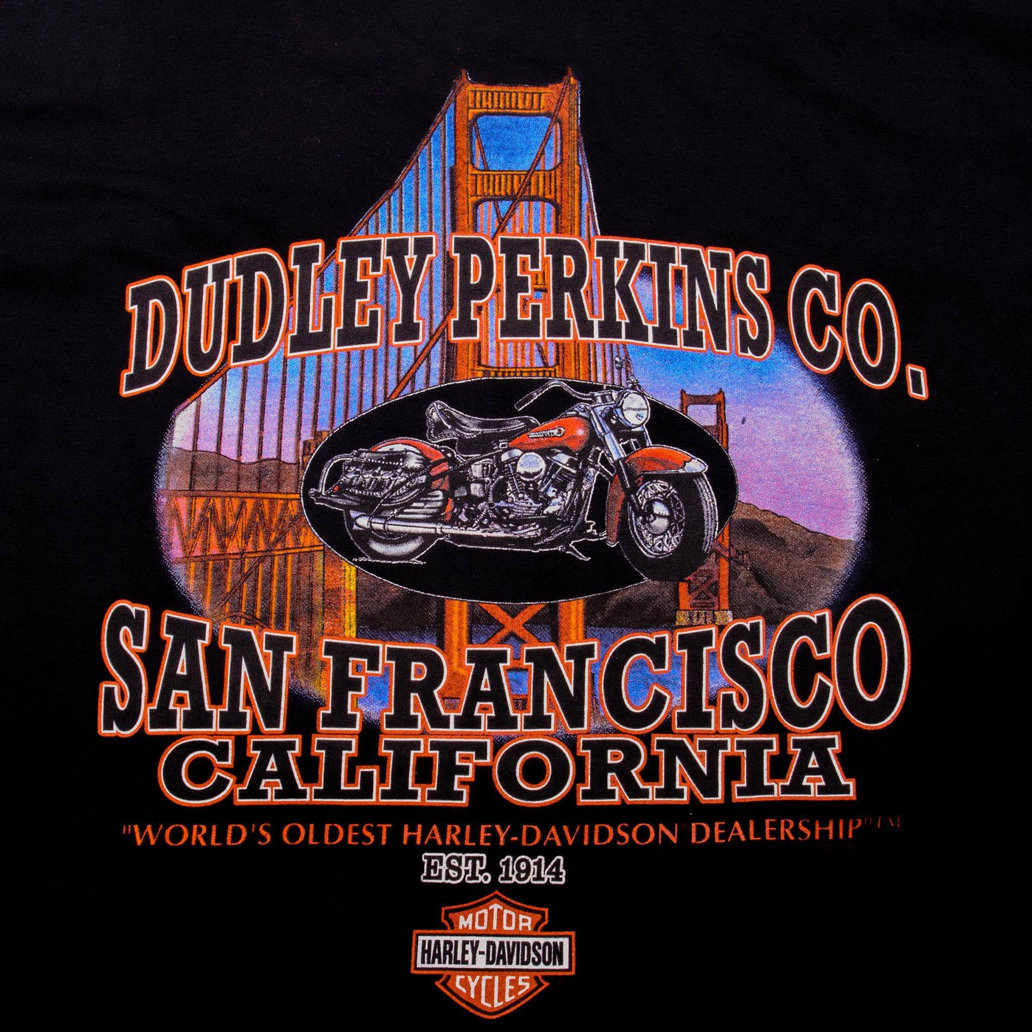 VINTAGE HARLEY DAVIDSON SAN FRANCISCO CALIFORNIA TEE SHIRT 1996 XL MADE IN USA