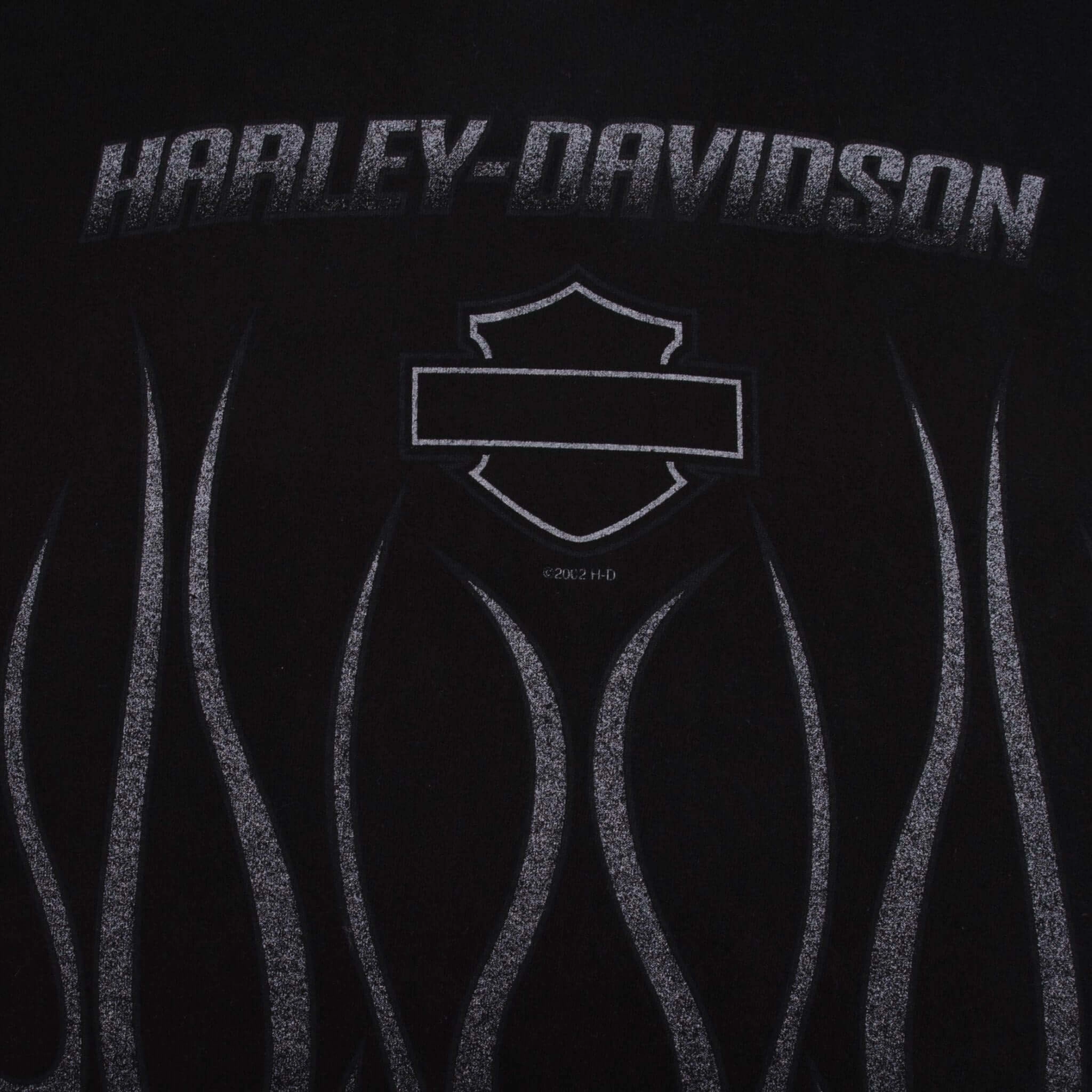 VINTAGE HARLEY DAVIDSON SIOUX CITY FLAME TEE SHIRT 2002 SIZE XL MADE IN USA