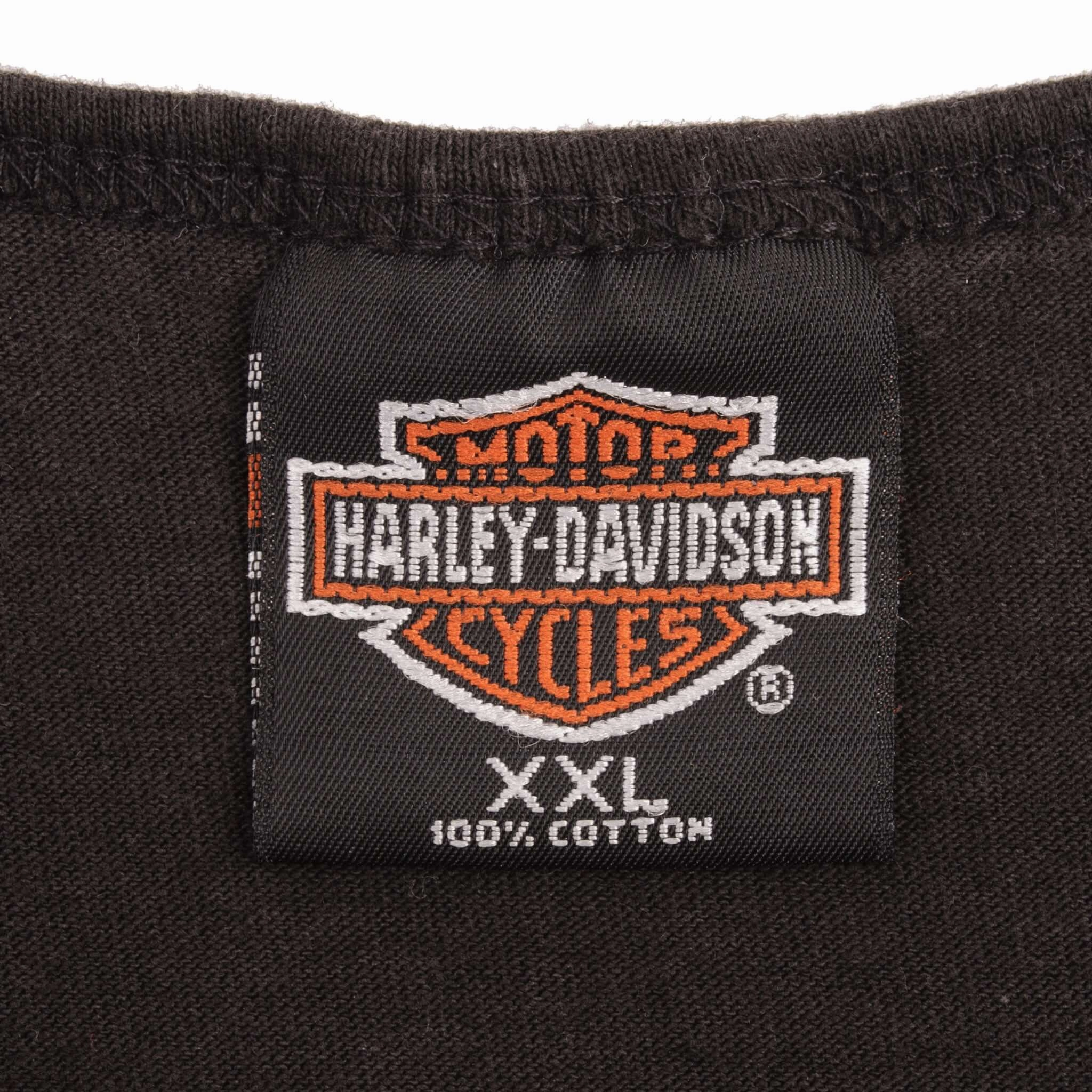 VINTAGE HARLEY DAVIDSON SKAGIT TANK TOP TEE SHIRT 1998 SIZE 2XL MADE IN USA