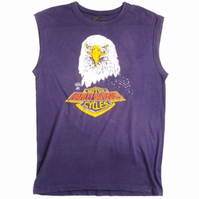 VINTAGE HARLEY DAVIDSON SLEEVELESS TEE SHIRT 1982 SIZE SMALL MADE IN USA
