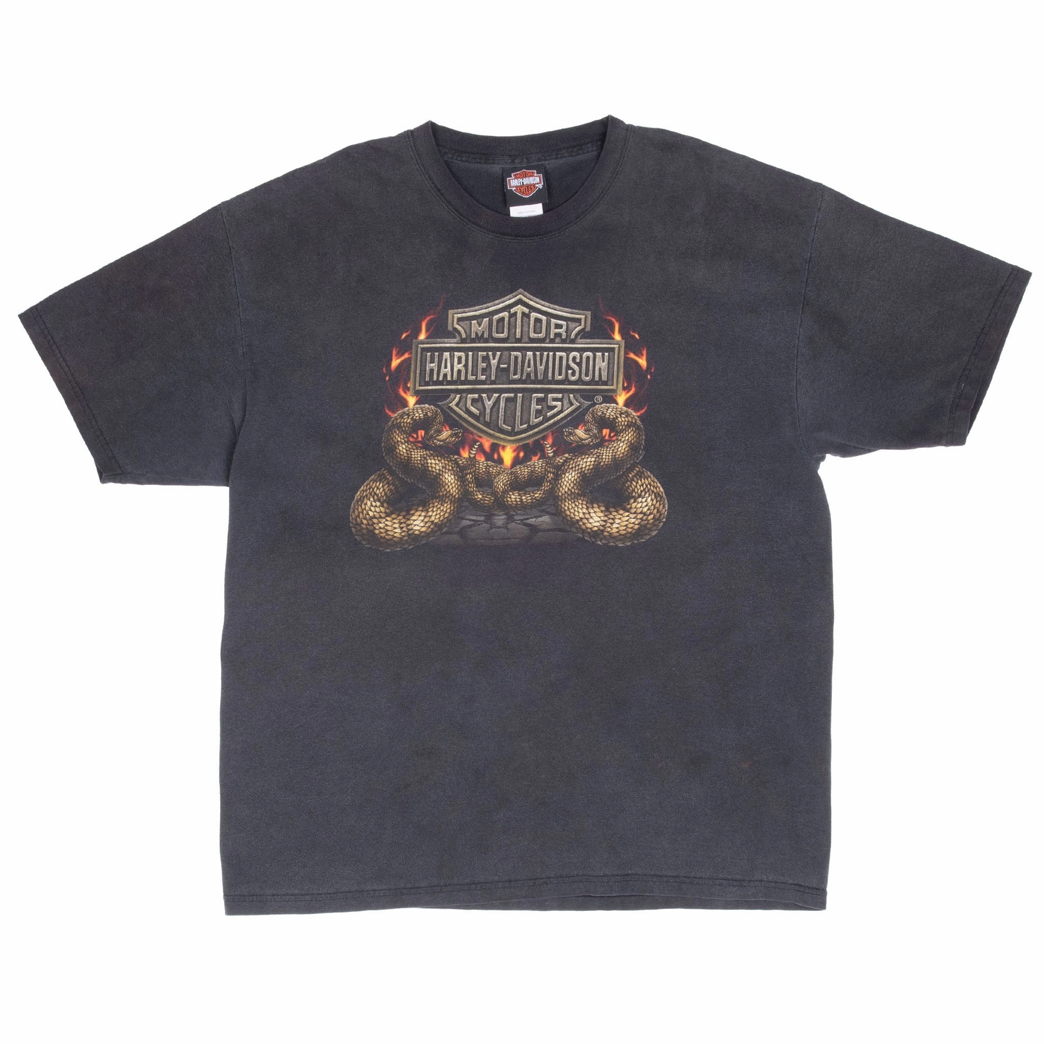 VINTAGE HARLEY DAVIDSON SNAKE EAGLE 2006 TEE SHIRT XL