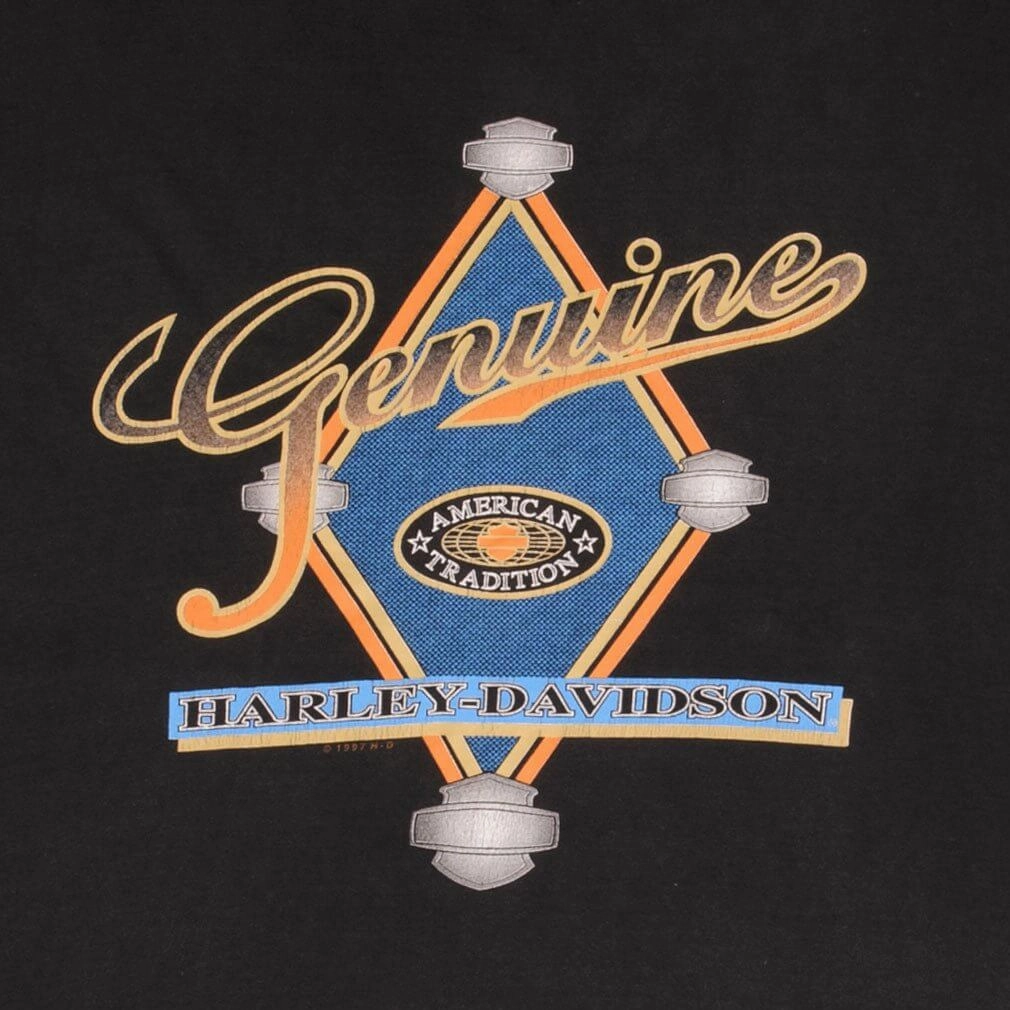 VINTAGE HARLEY DAVIDSON ST THOMAS VIRGIN ISLAND 1998 TEE SHIRT SIZE XL