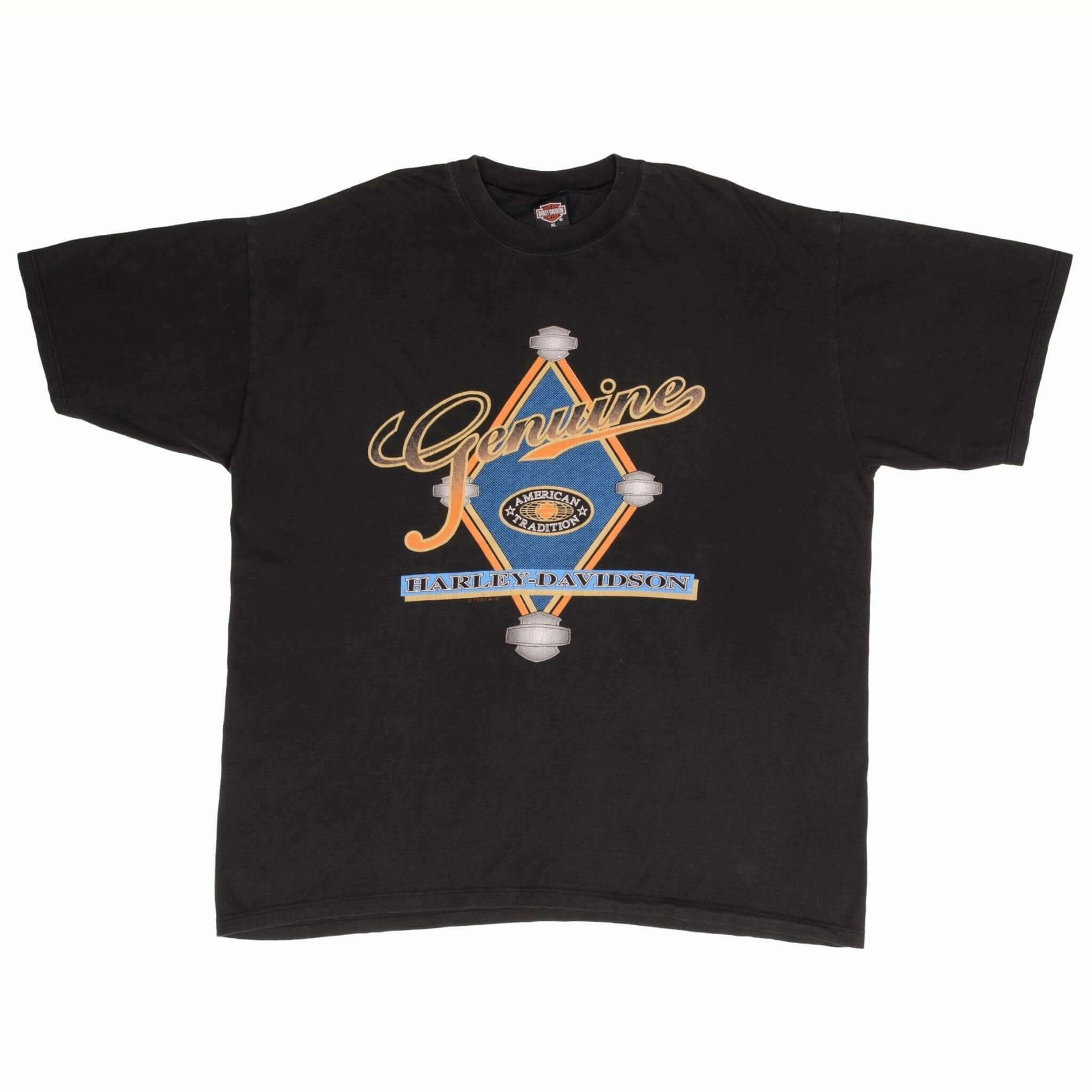 VINTAGE HARLEY DAVIDSON ST THOMAS VIRGIN ISLAND 1998 TEE SHIRT SIZE XL