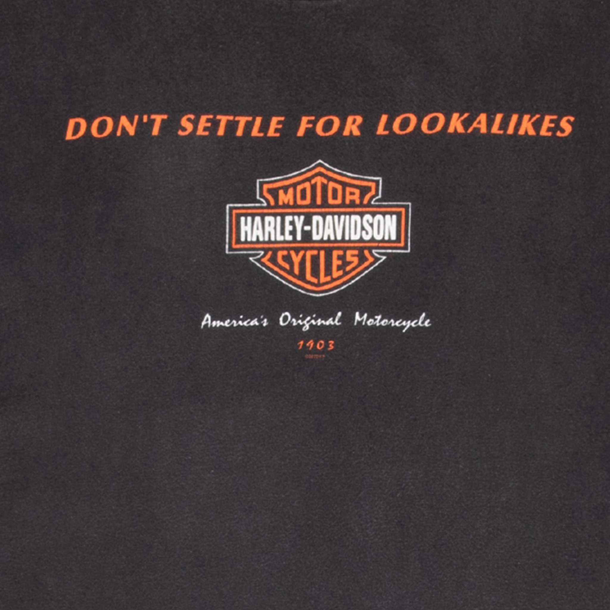VINTAGE HARLEY DAVIDSON STAFFORD TEXAS 2002 TEE SHIRT 2XL MADE IN USA