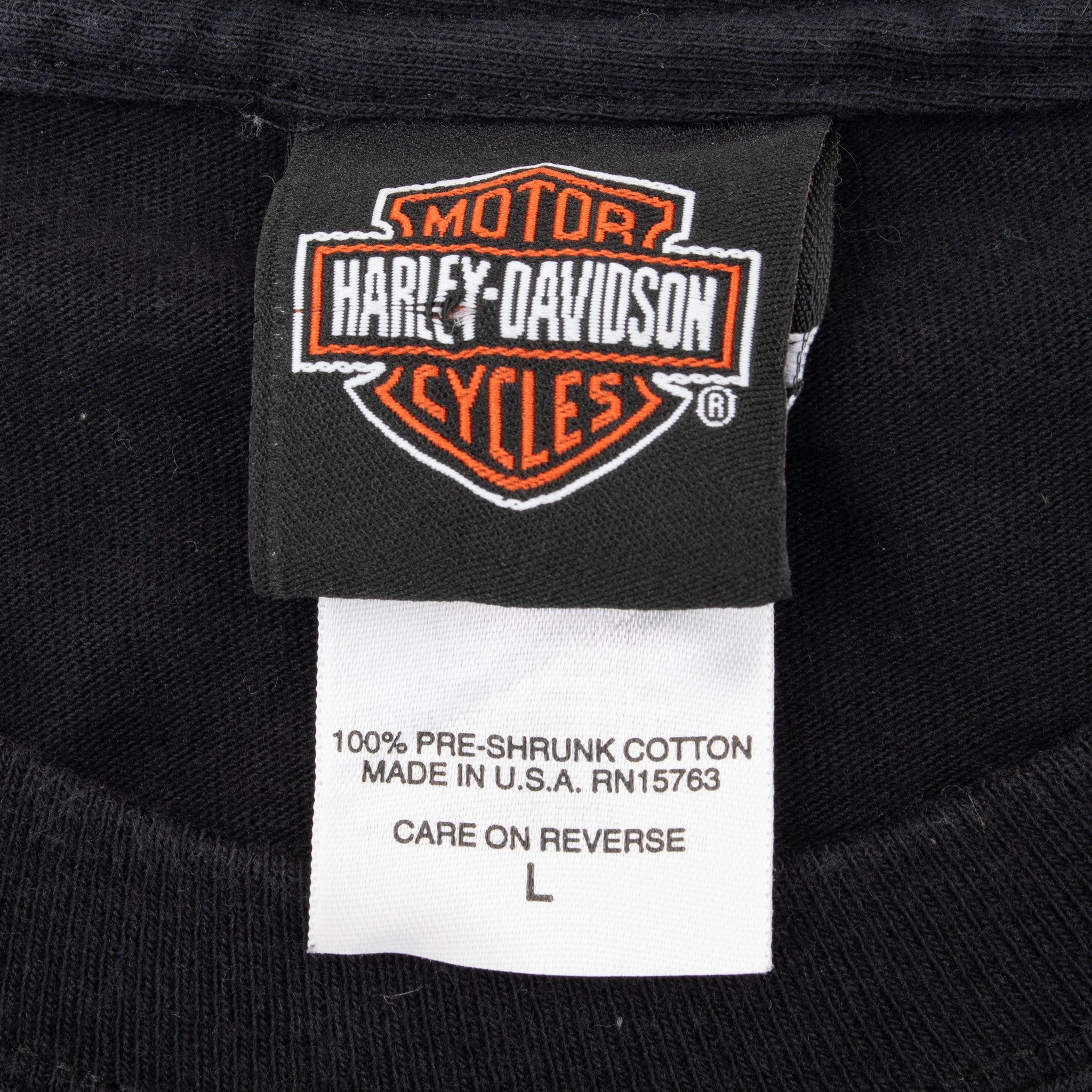 VINTAGE HARLEY DAVIDSON STURGIS 2008 TEE SHIRT LARGE MADE IN USA
