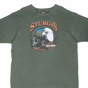 VINTAGE HARLEY DAVIDSON STURGIS 66TH ANNUAL 2006 TEE SHIRT 2XL MADE IN USA